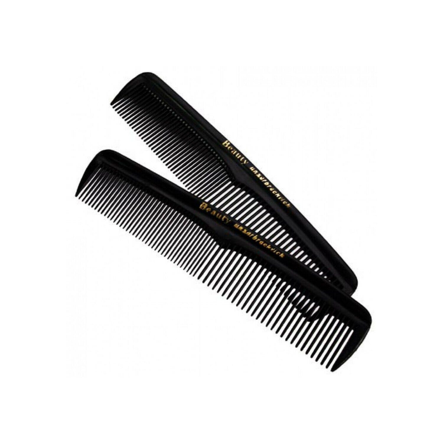 Osma Haarbürste 2x Kamm Frisierkamm Taschenkamm Haare schwarz, 2-tlg., Bart, Damen, Herrenkamm, Kämme