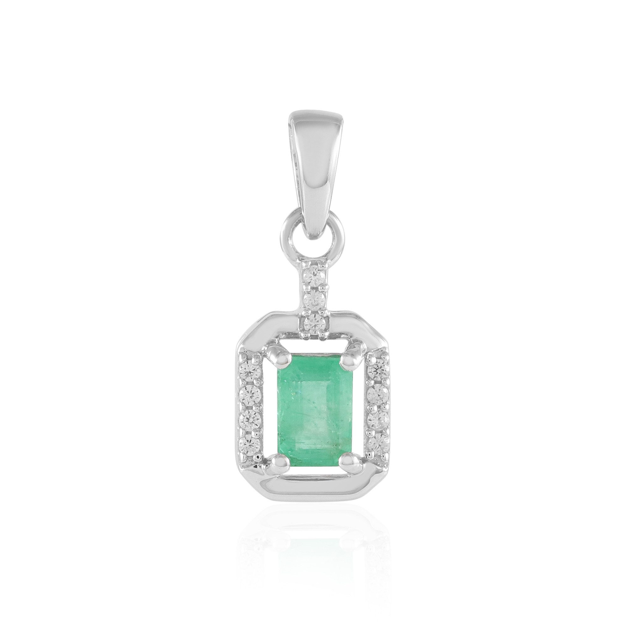 Cavill Kettenanhänger Socoto Smaragd-Anhänger aus Silber, 0,639ct (1-tlg) günstig online kaufen