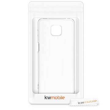 kwmobile Handyhülle Hülle für Xiaomi Redmi Note 9S / 9 Pro / 9 Pro Max, Silikon Handyhülle transparent - Handy Case gummiert