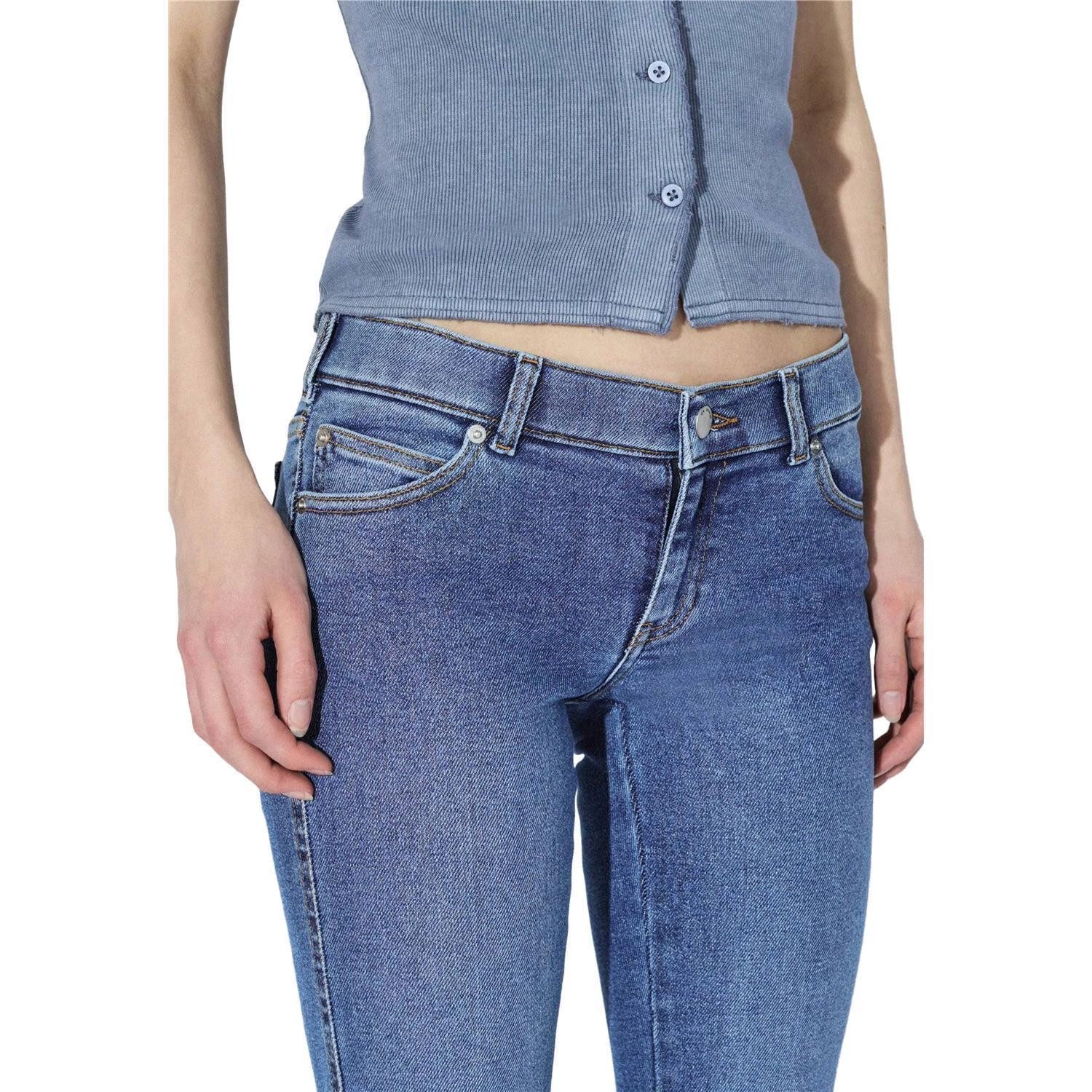 Dr. Denim Skinny-fit-Jeans Jeans Dr.Denim Kily Low Bootcut-Cape Sky Shade Bootcut-Bein