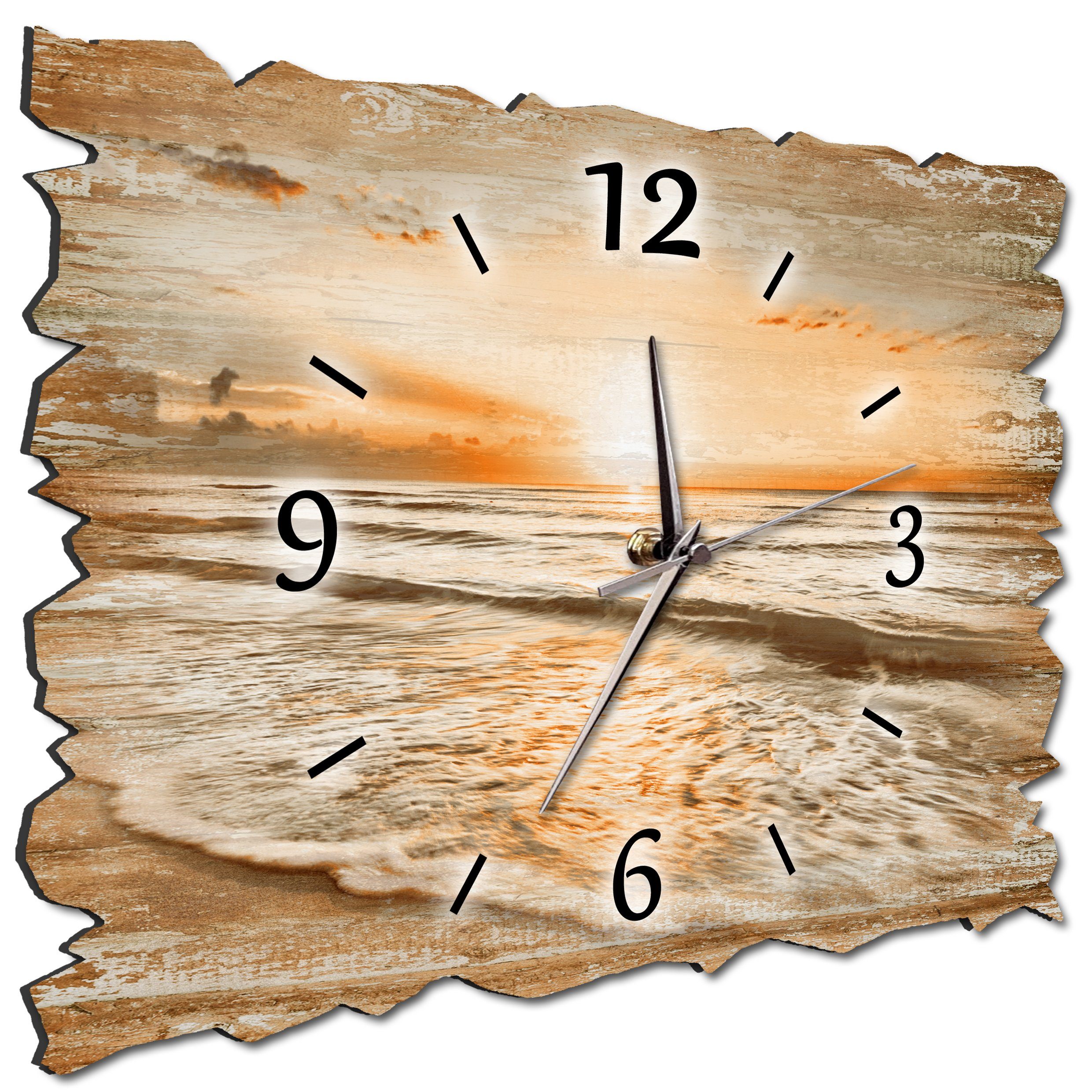 Bilder-Manufaktur Wanduhr H3a-10234 (BM, Funkuhr oder Quarzuhr, kein Ticken günstig online kaufen