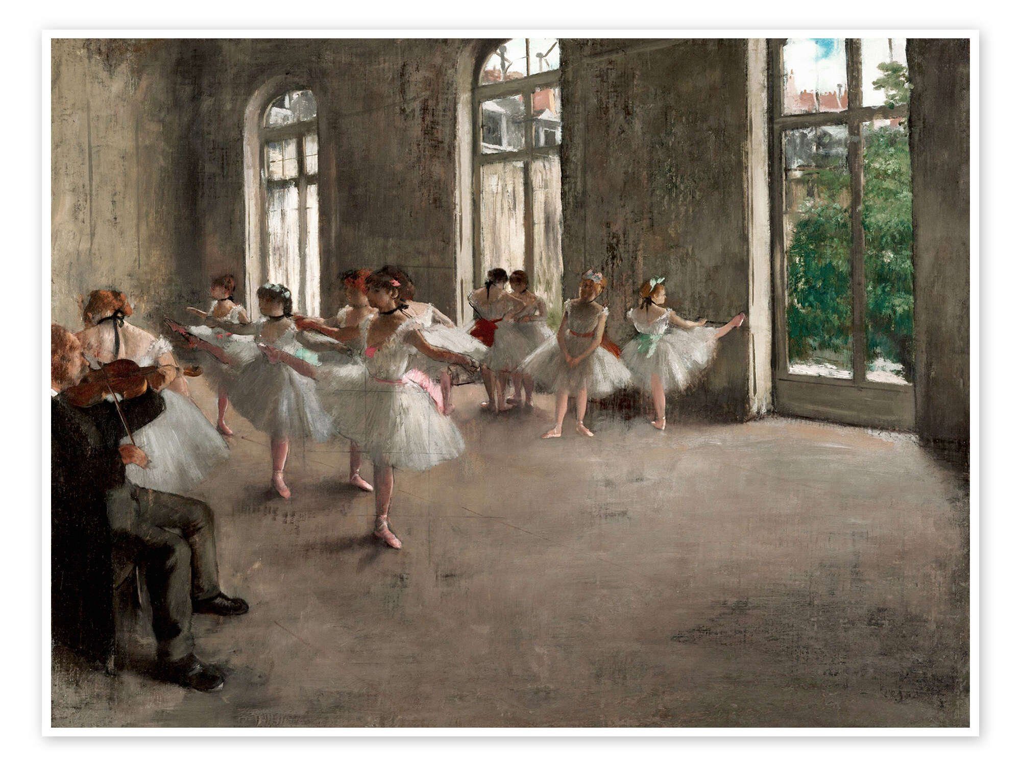 Posterlounge Poster Edgar Degas, Die Probe, günstig online kaufen