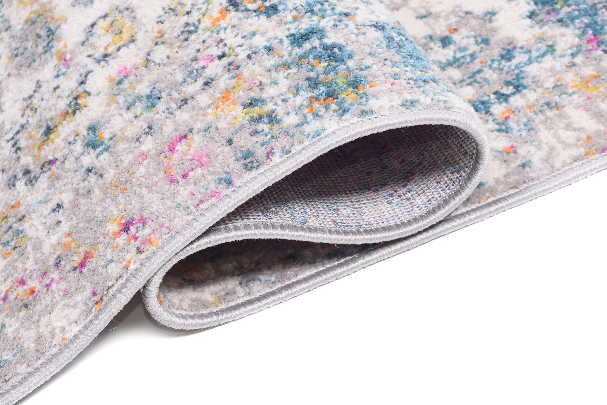 Mazovia Läufer Läufer Flurläufer Modern Vintage Teppichläufer 100 cm Breit, 100 x 100 cm, Kurzflor, Meterware, Höhe 9 mm