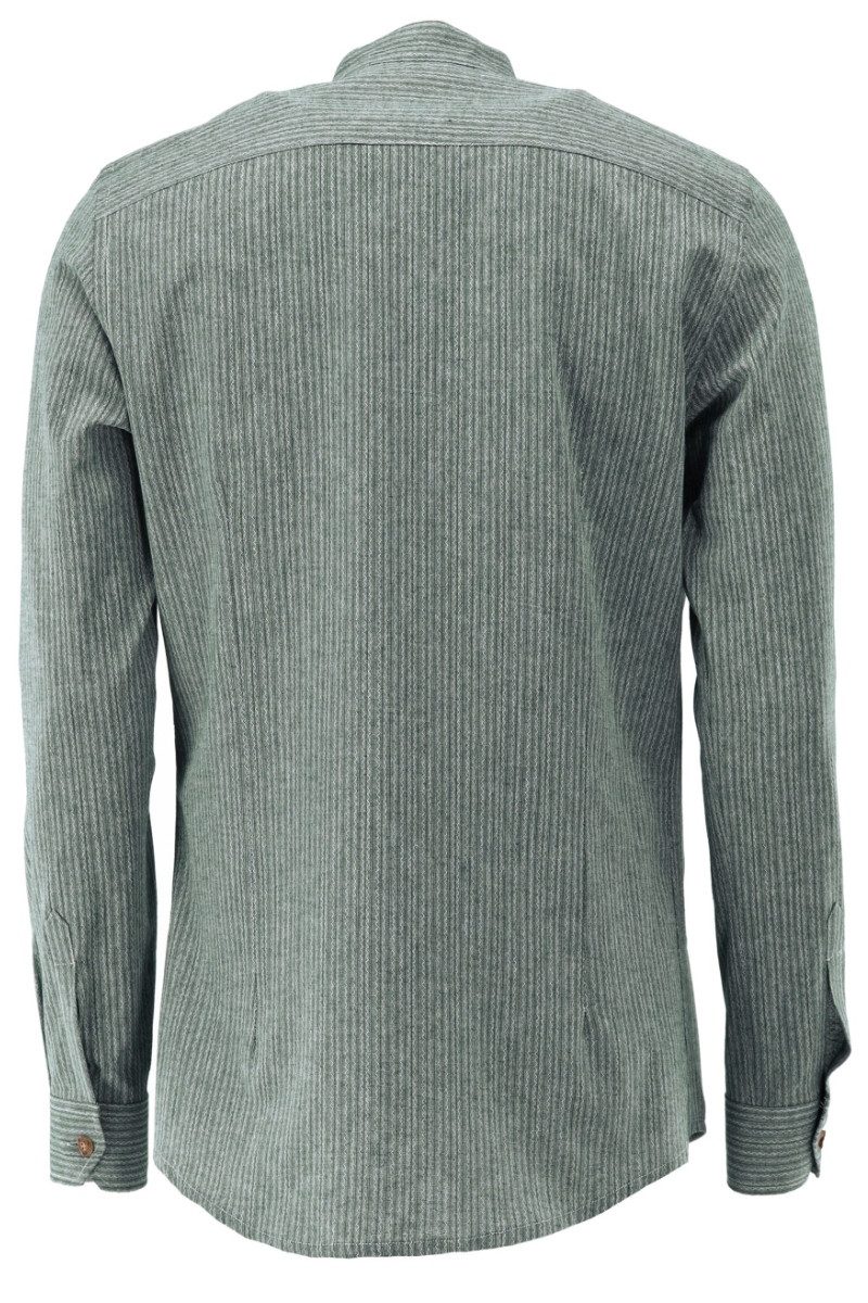 Orbis Textil GmbH & Co. KG Trachtenhemd Trachtenhemd - WENDELIN - kornblau light, trachtenhellgrün