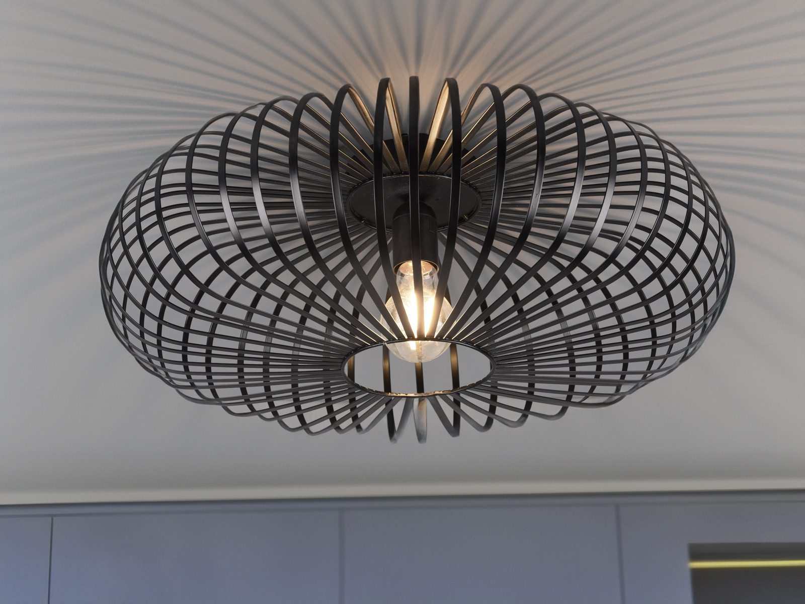 TRIO Leuchten LED Deckenleuchte, Dimmfunktion, LED wechselbar, Warmweiß, gr günstig online kaufen