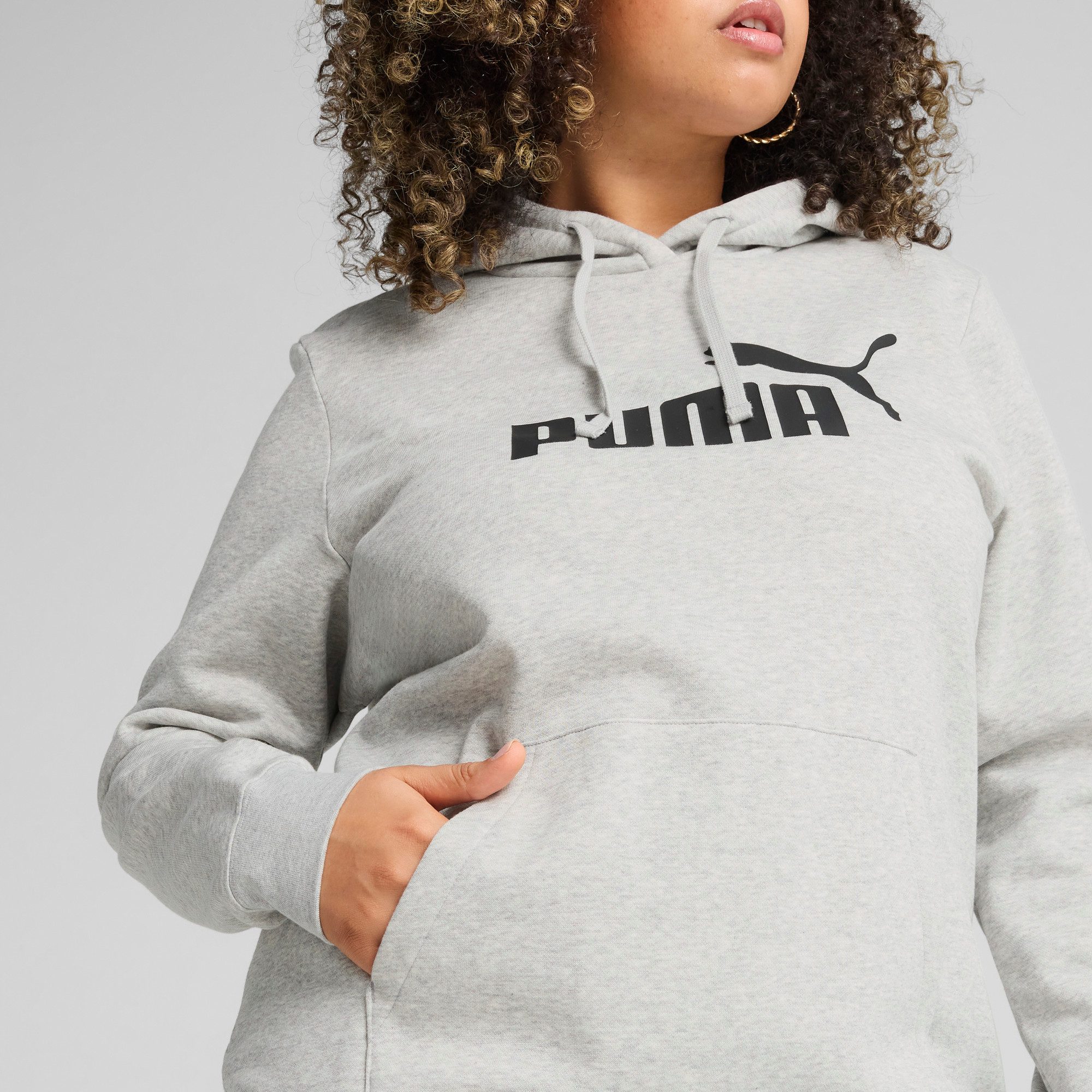 PUMA Kapuzensweatshirt ESS NO. 1 LOGO HOODIE FL Regular Fit, mit verstellbarer Kapuze, mit Kängurutasche