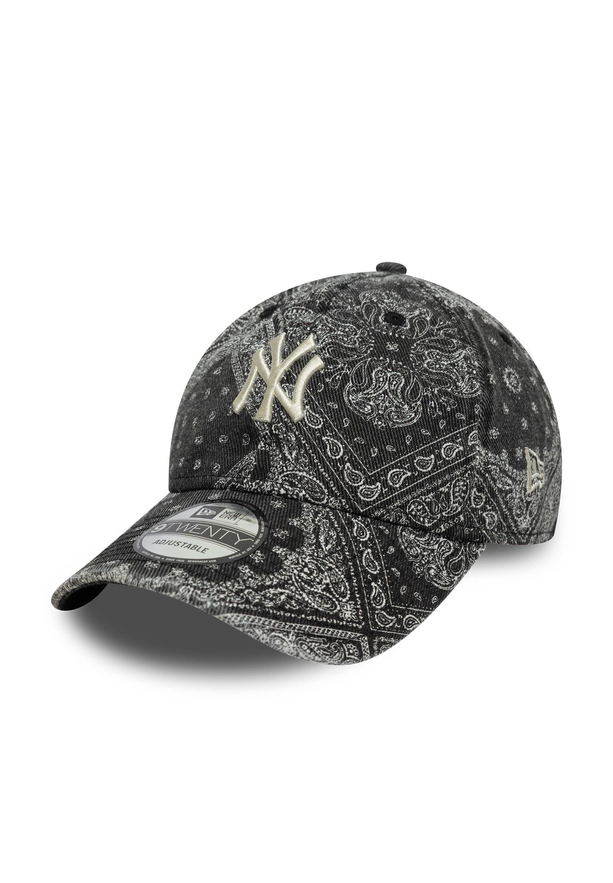 Baseball Cap New York Yankees New Era MLB Washed Paisley 9Twenty Cap Schwarz