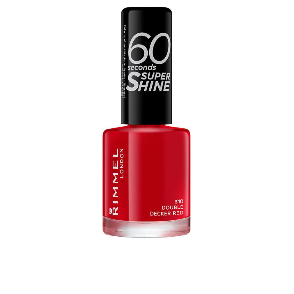 Rimmel London Nagellack 60 Seconds Super Shine Nagellack - 310 Double Decker Rot