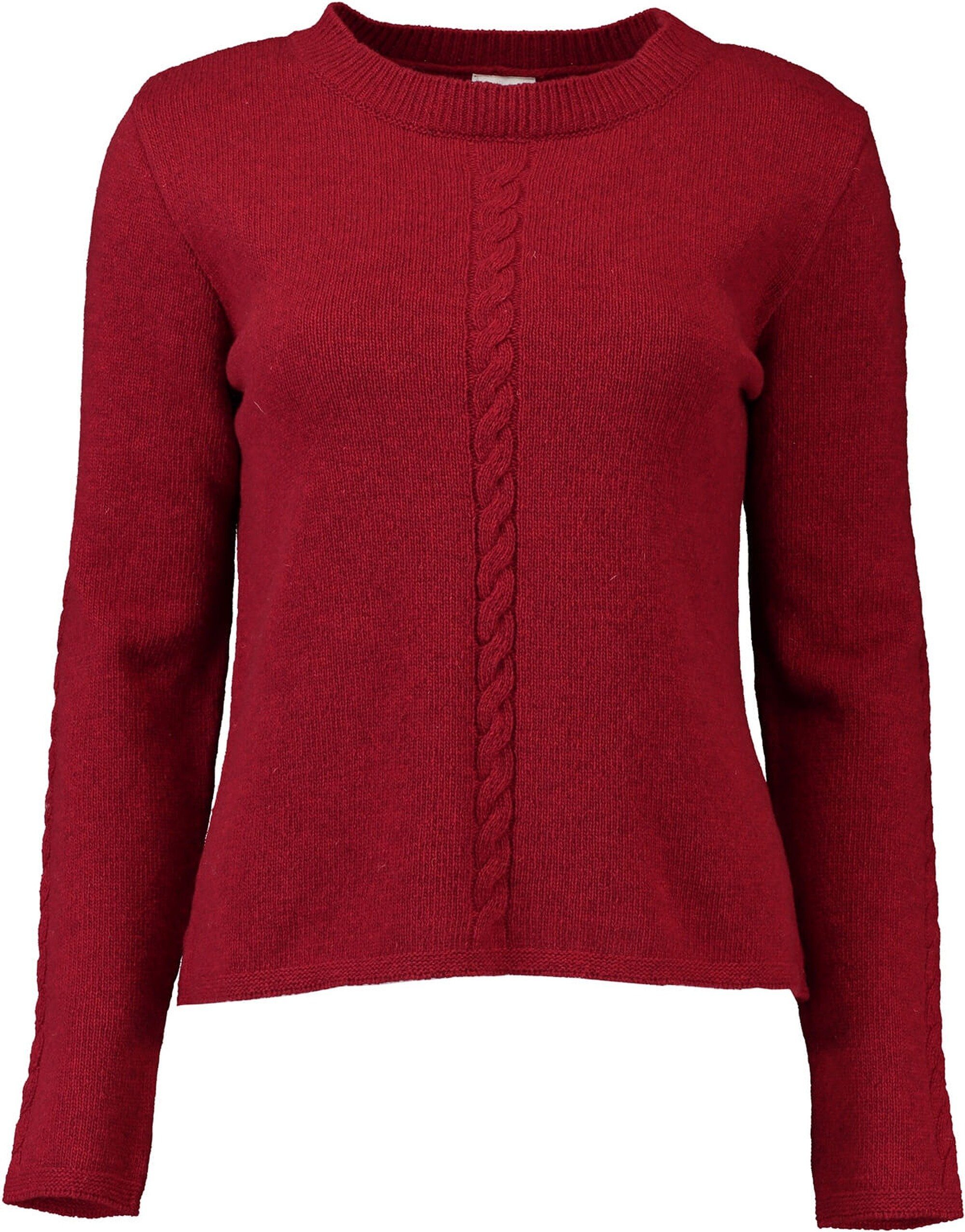 Wollmix-Pullover H. Strickpullover h.moser Moser rot