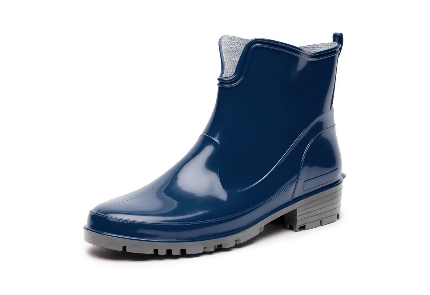 Ladeheid Gummistiefeletten LA-930 kurze Boots für Frauen Gummistiefel Damen wasserfest und bequem