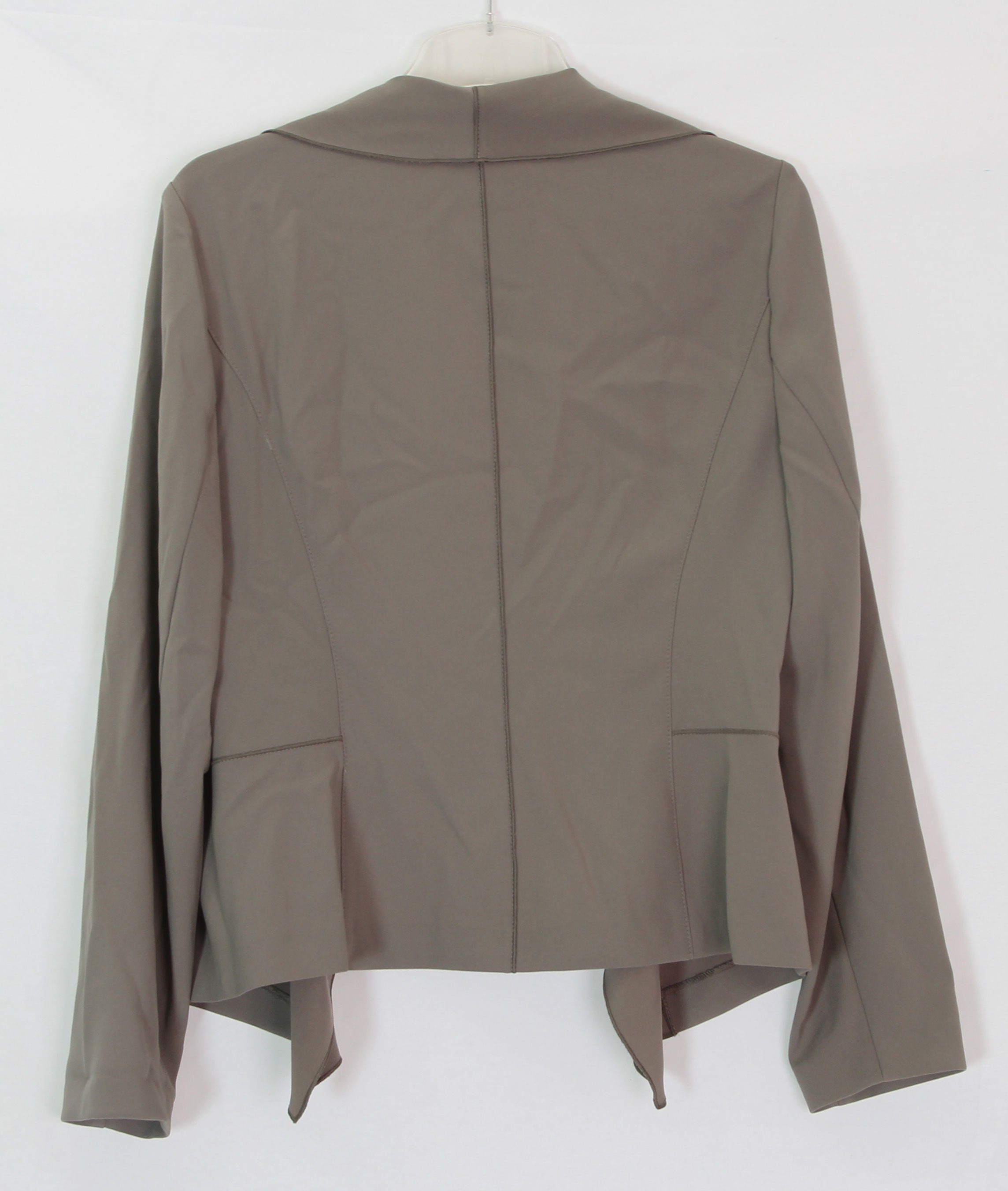 Basler Jackenblazer Cardigan Blazer Jacke olive grün mit Reverskragen