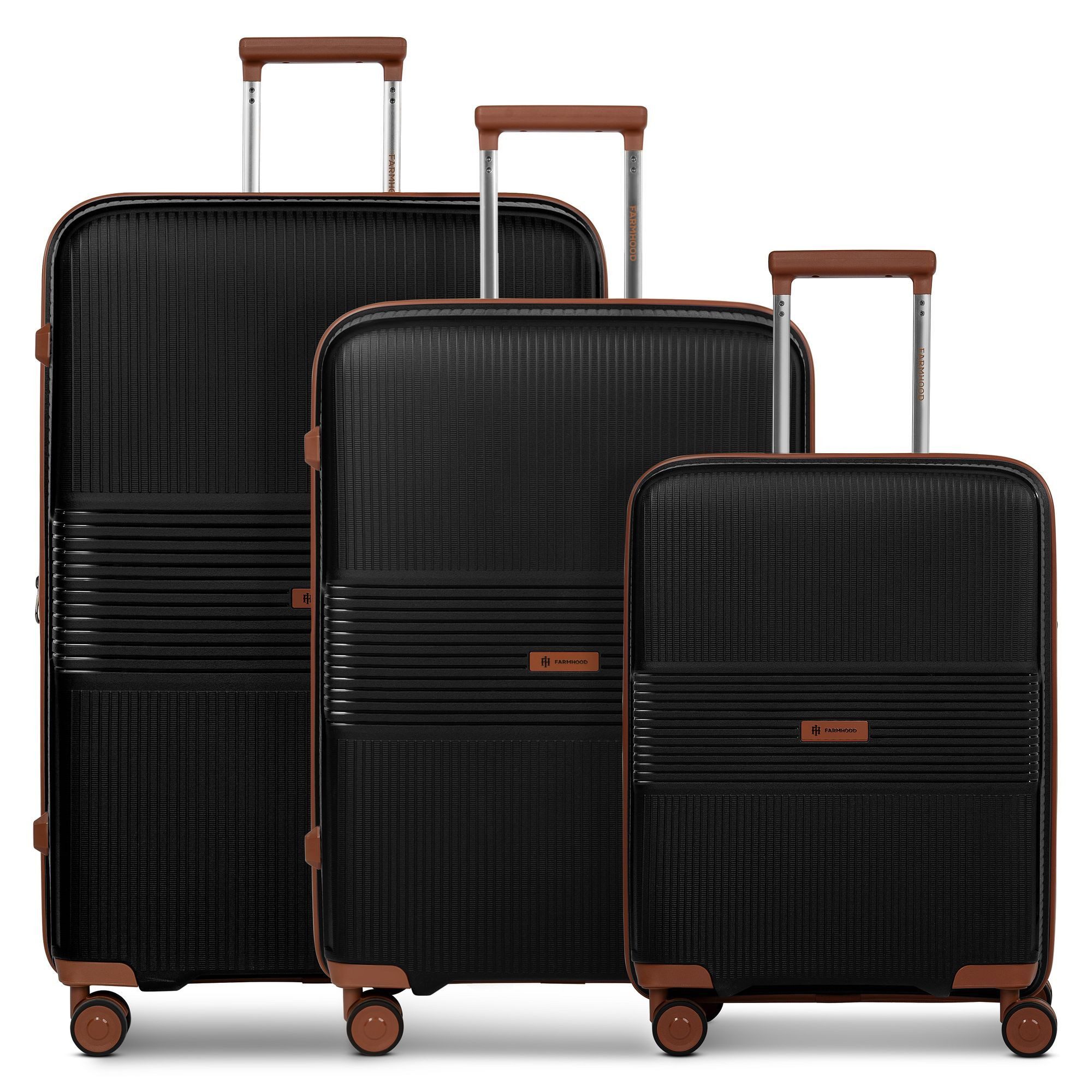 Farmhood Trolleyset Eco Edition 02, 4 Rollen, (3-teilig, 3 tlg), Polypropylen