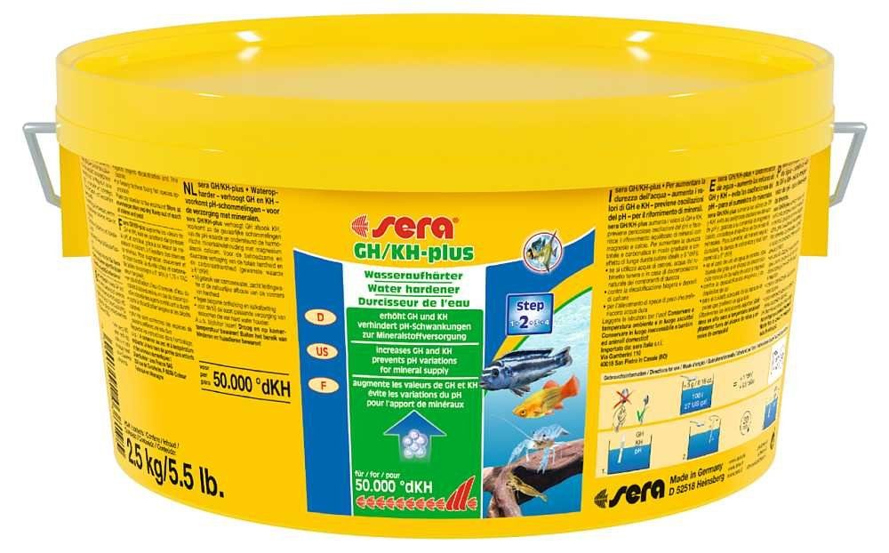 Aquariumfilter sera GH/KH-plus 2,5 Kg