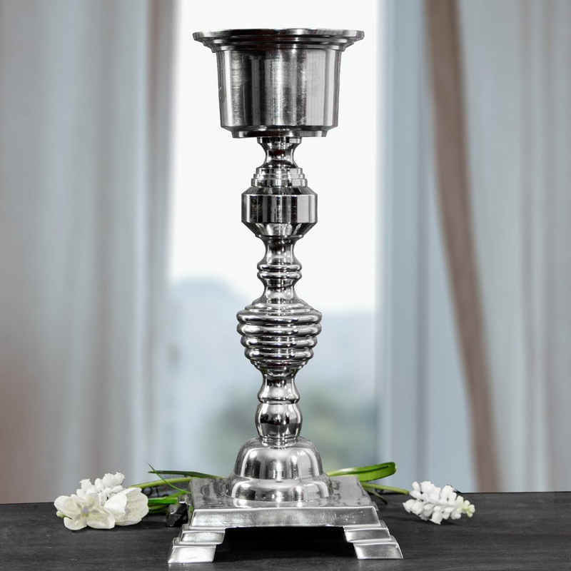 Antikas Kerzenhalter Aluminium Kerzenhalter, Groß, Pokal, Dekoration