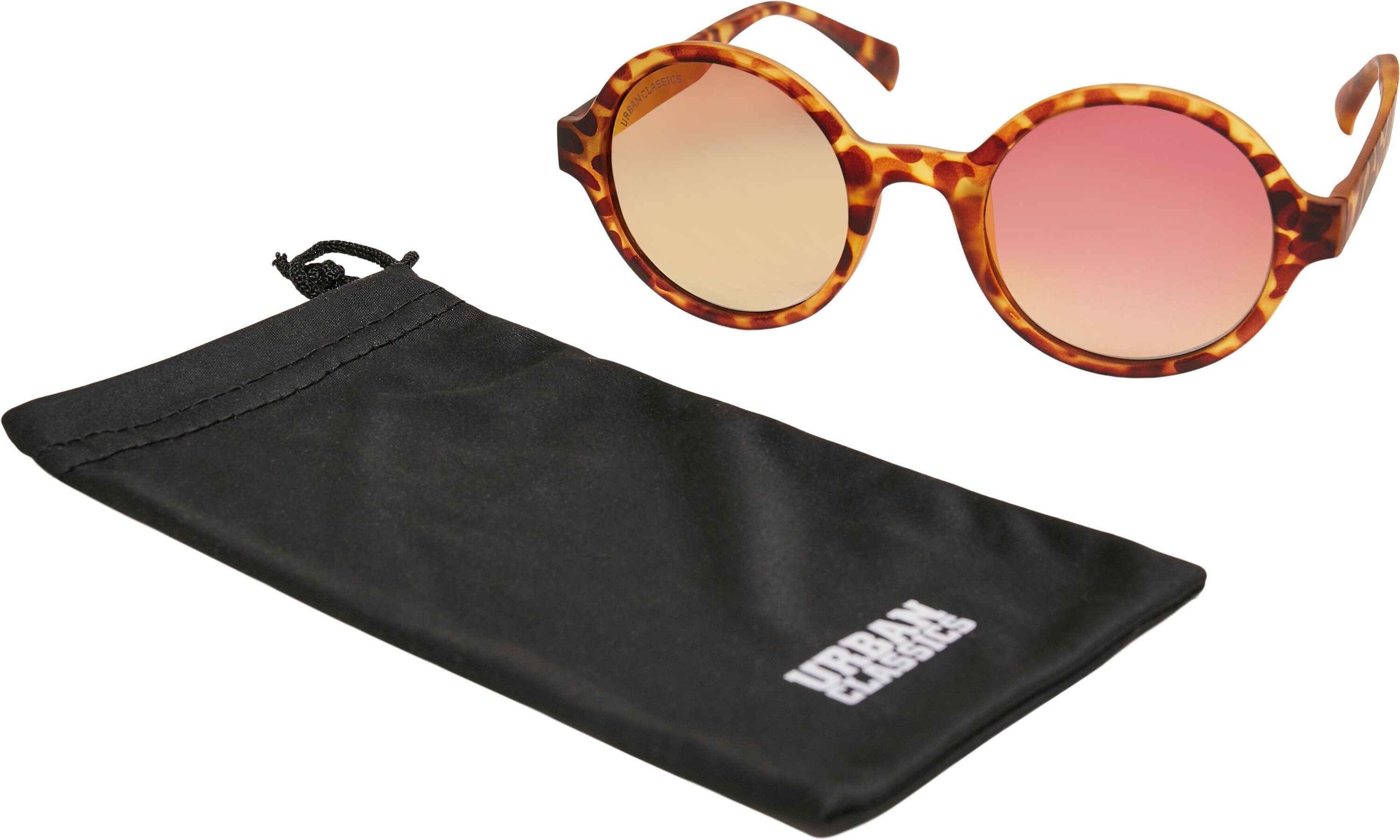 URBAN CLASSICS Sonnenbrille Sunglasses Accessoires Funk leo/rosÃ© Retro UC brown