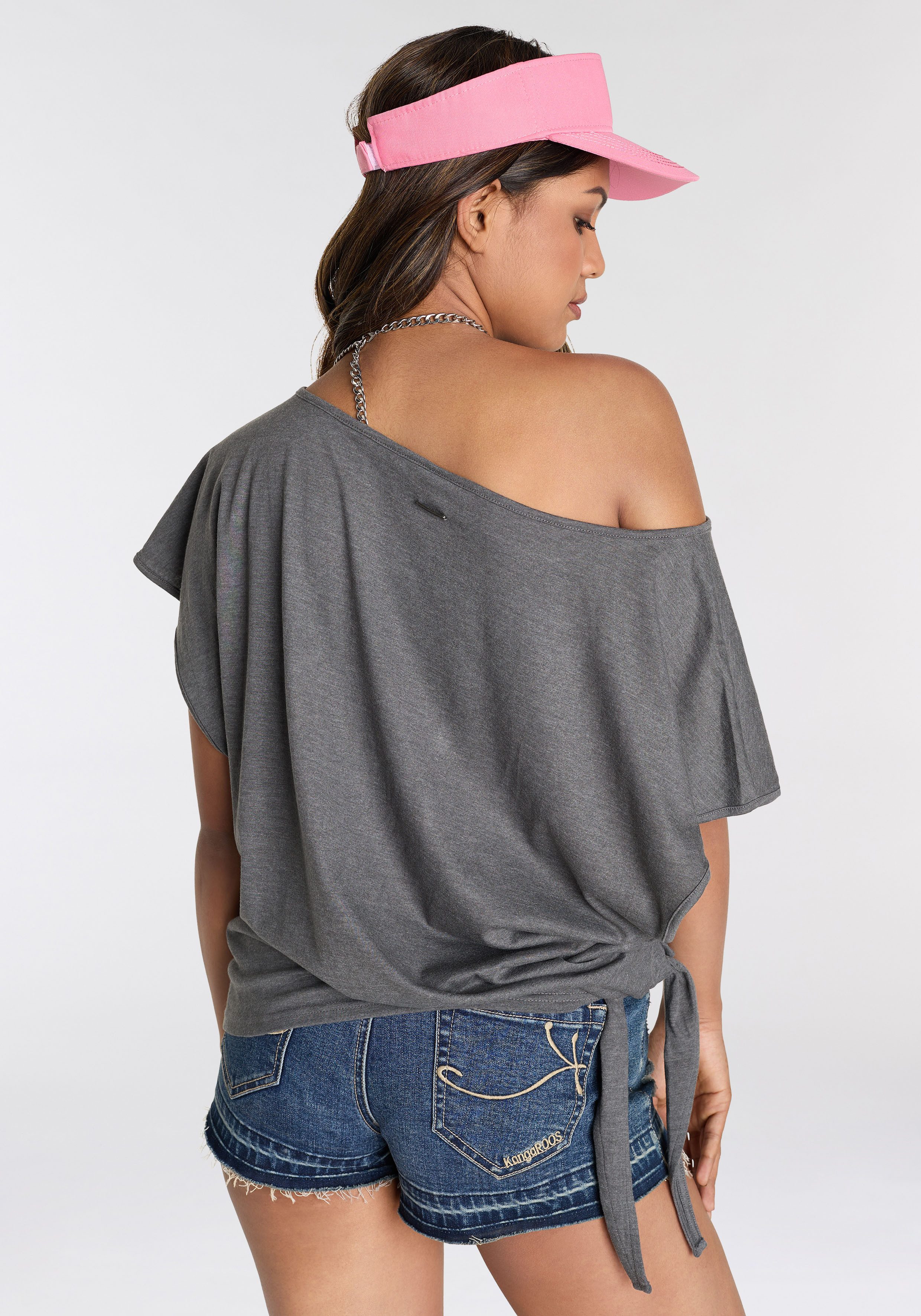 KangaROOS Sommerkleid (Set, 2-tlg., mit T-Shirt) Set Shirt Kleid mit Blumen