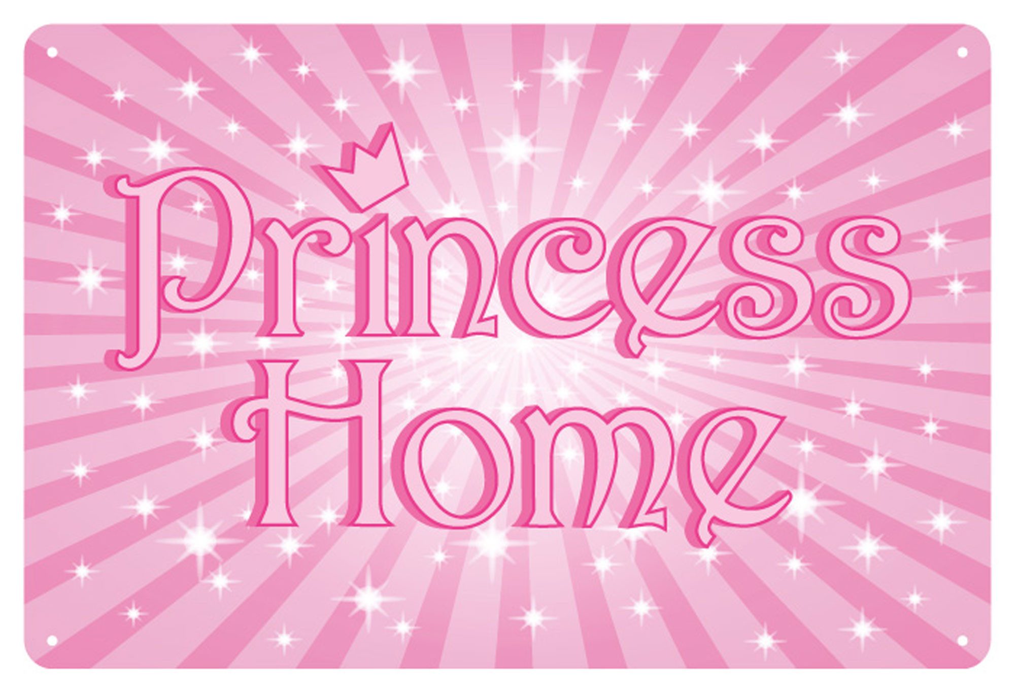 Metallschild Princess Home - Blech-Schild