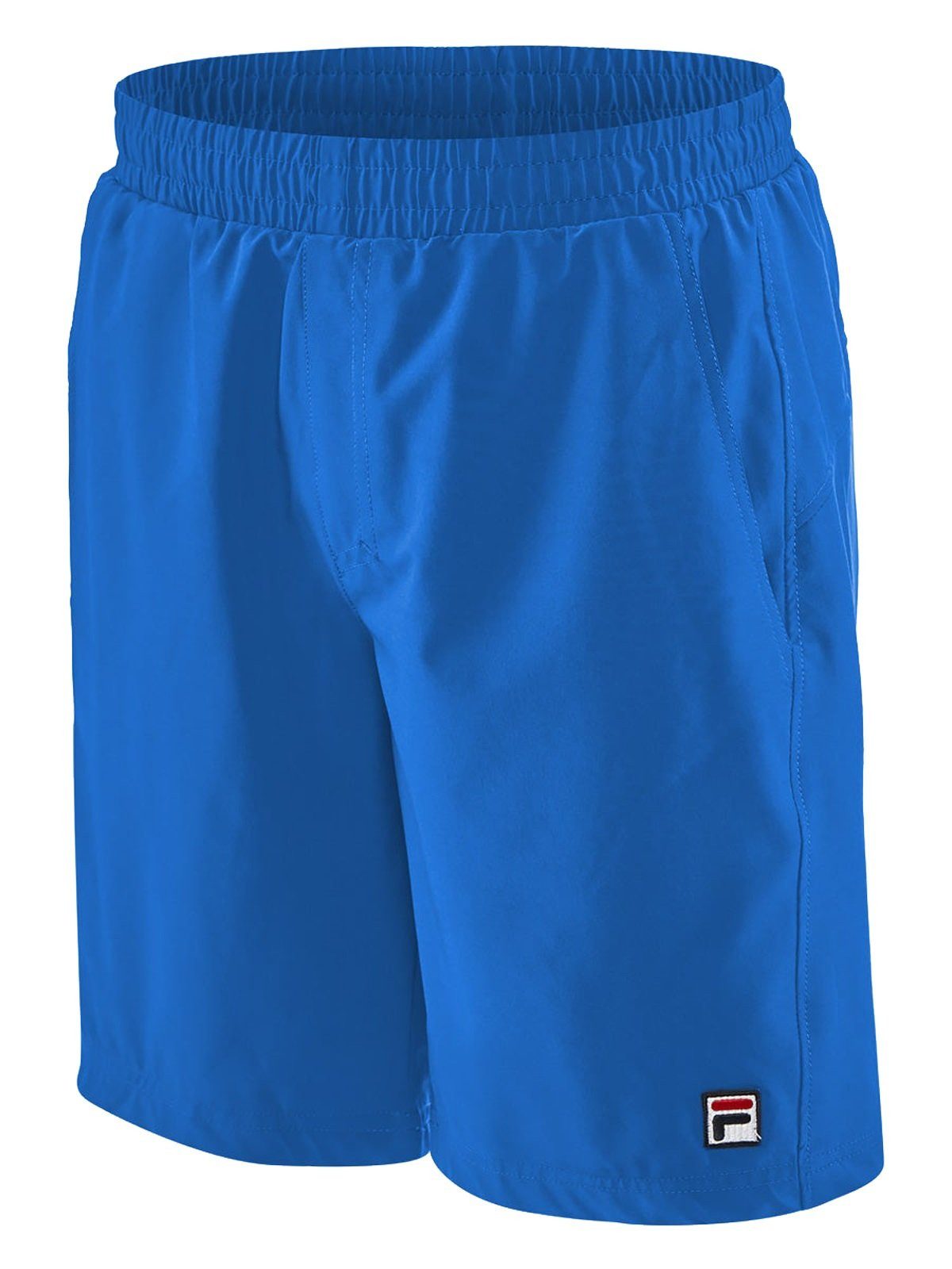 Fila Shorts Tennishose Santana (4-Wege-Stretch, atmungsaktiv) kurz hellblau Herren