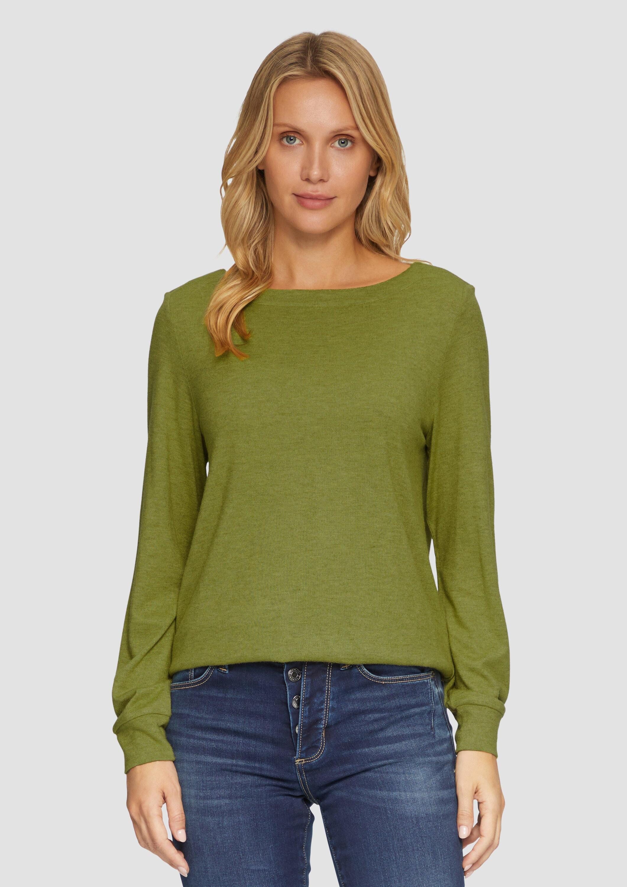 s.Oliver Langarmshirt T-Shirt Weiches Longsleeve aus günstig online kaufen