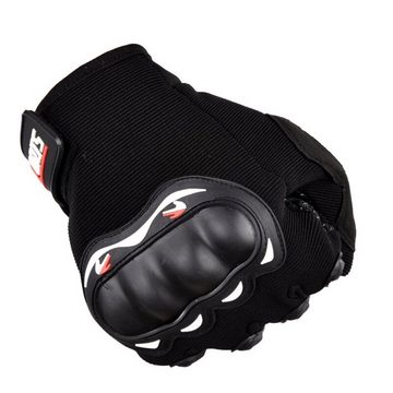 COFI 1453 Motorradhandschuhe Motorrad-Handyhandschuhe mit Knöchelschutz Anti-Rutsch-Schicht Schwarz