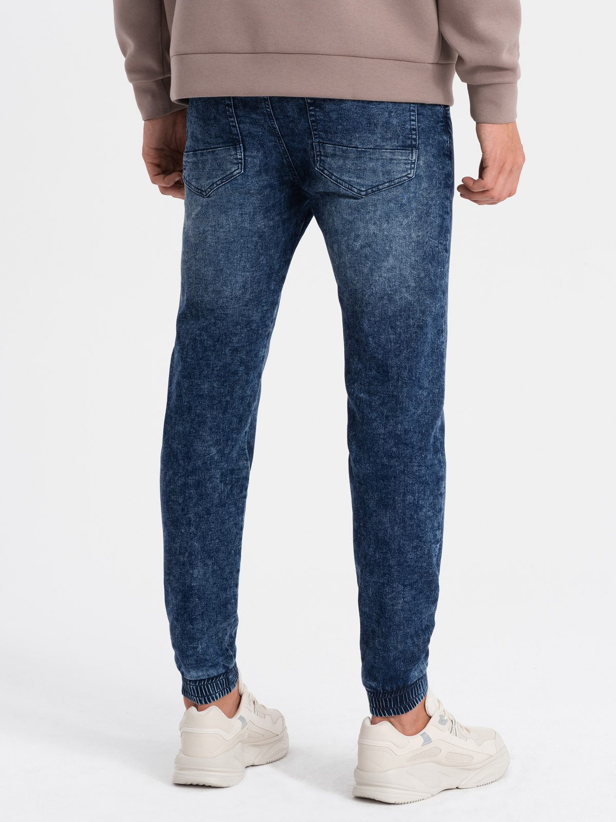 OMBRE Jeggings Marmorierte Denim-Hose Jeggings für Herren