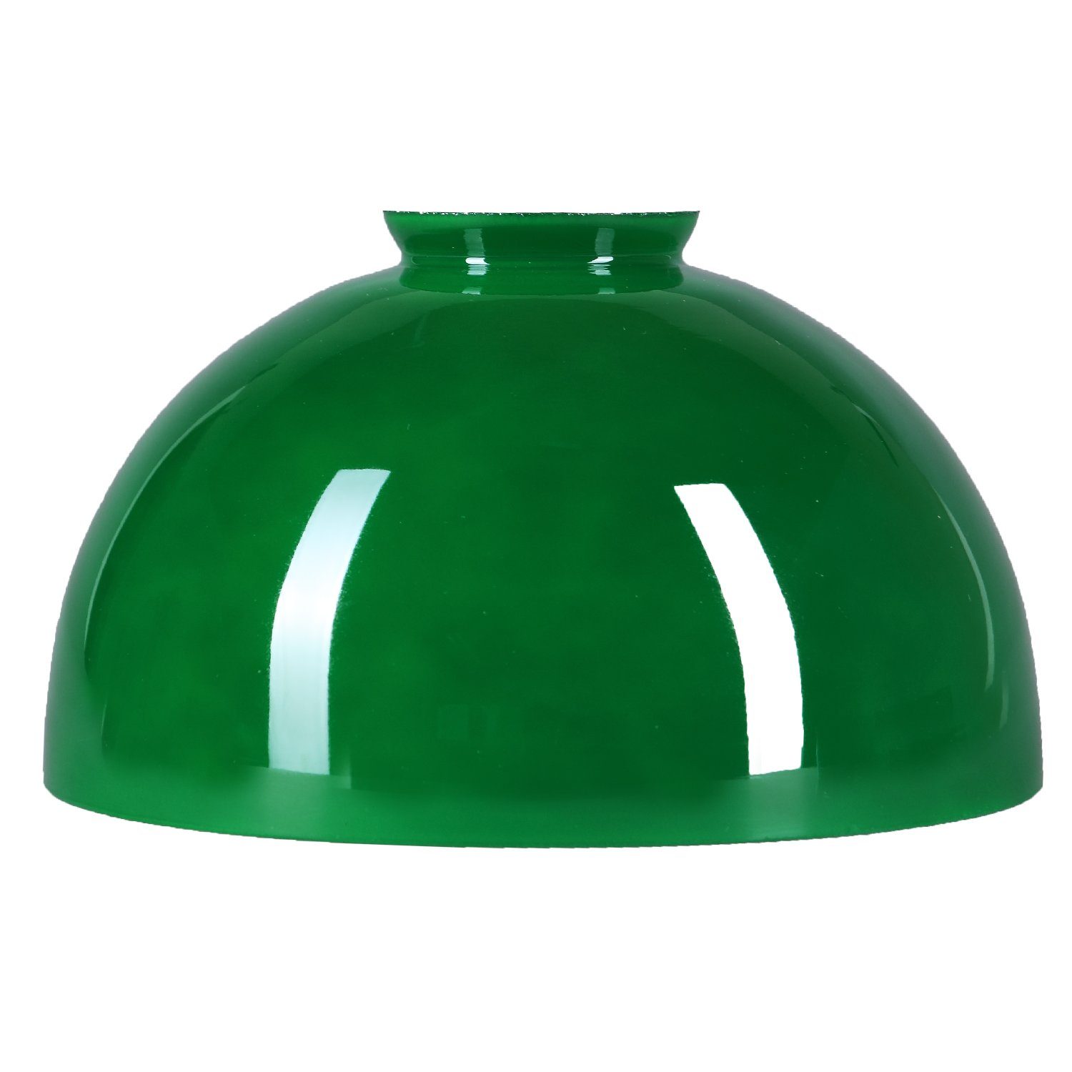 Home4Living Lampenschirm Glasschirm Lampenglas rund Ø 180mm Ersatzglas beige, grün, weiß, Dekorativ