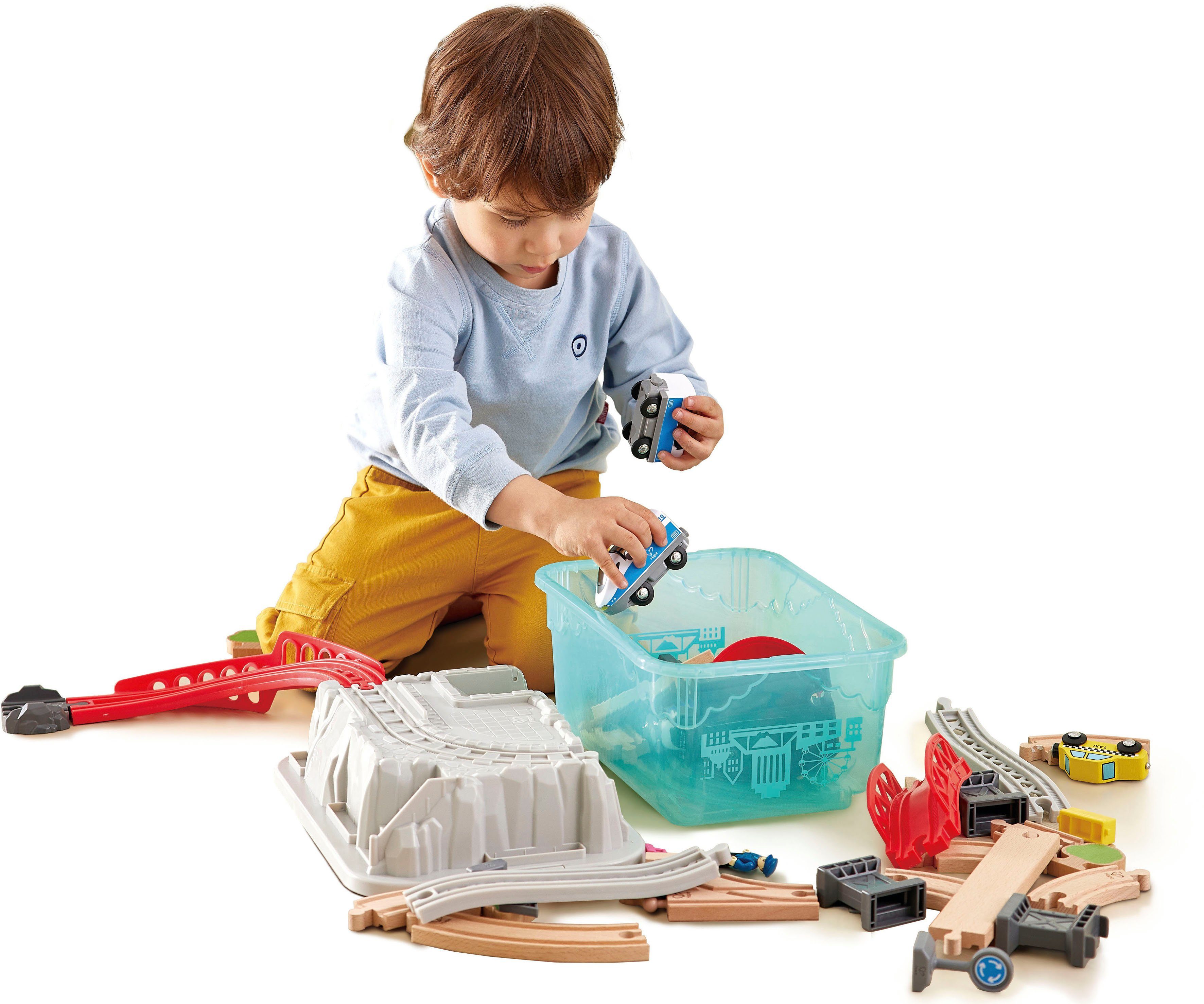 Hape Spielzeug-Eisenbahn Stadtbahn, (Set)