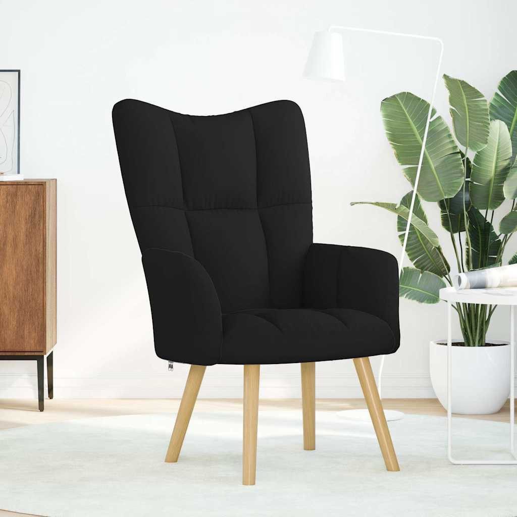 vidaXL Sessel Relaxsessel Schwarz Stoff (1-St) günstig online kaufen