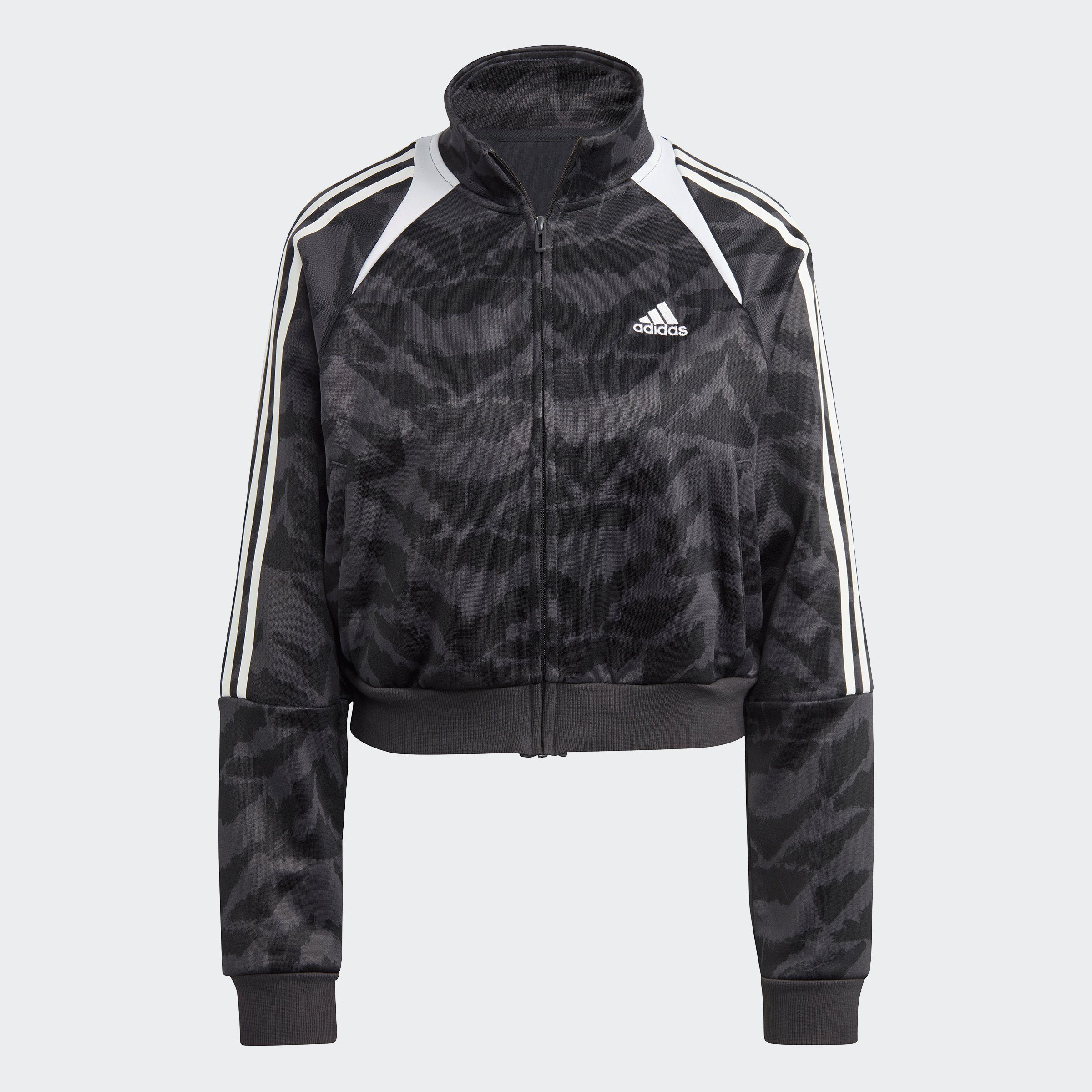 / UP TRAININGSJACKE TIRO SUIT Sportswear / Carbon White White / adidas LIFESTYLE Outdoorjacke Black