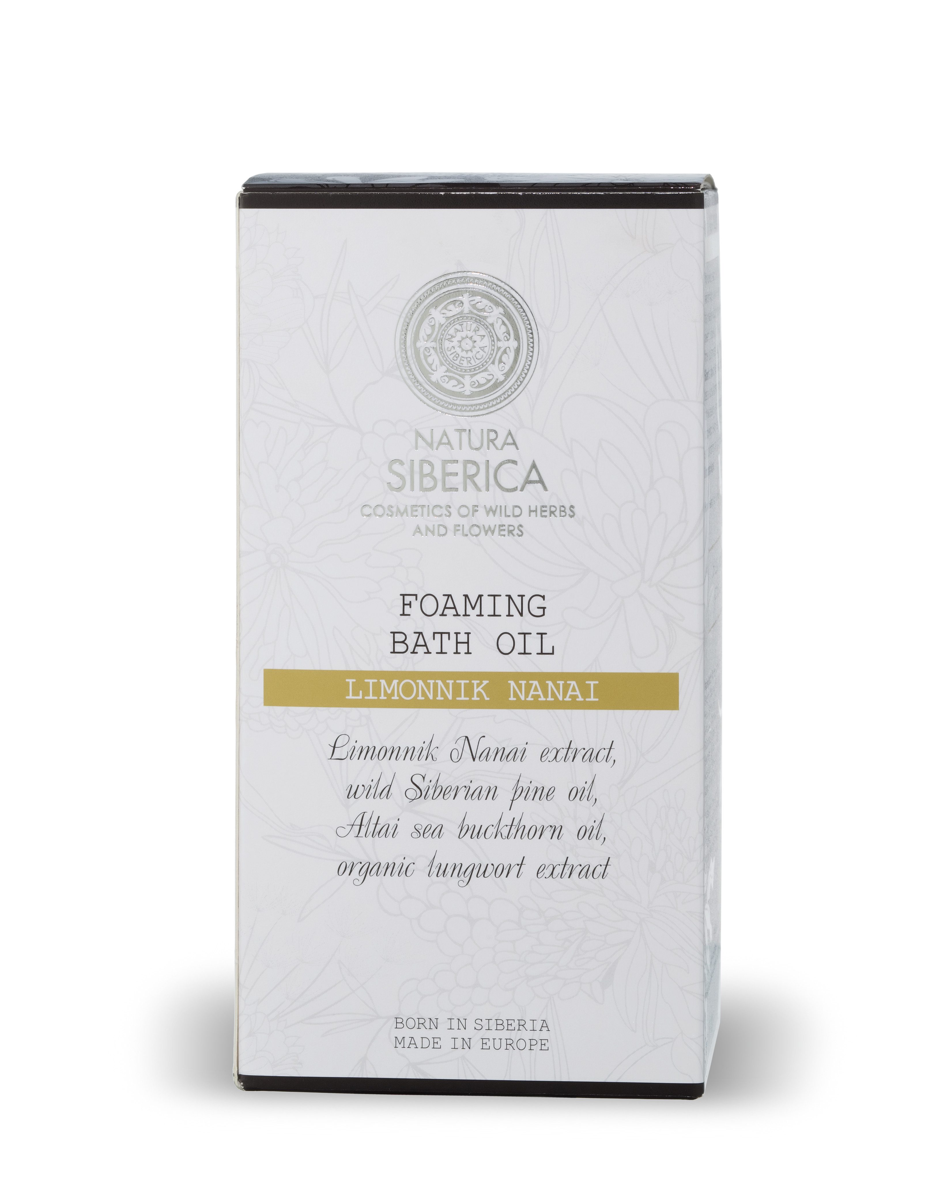 Natura Siberica Badeöl Foaming Bath Oil Limonnik Nanai, 240ml