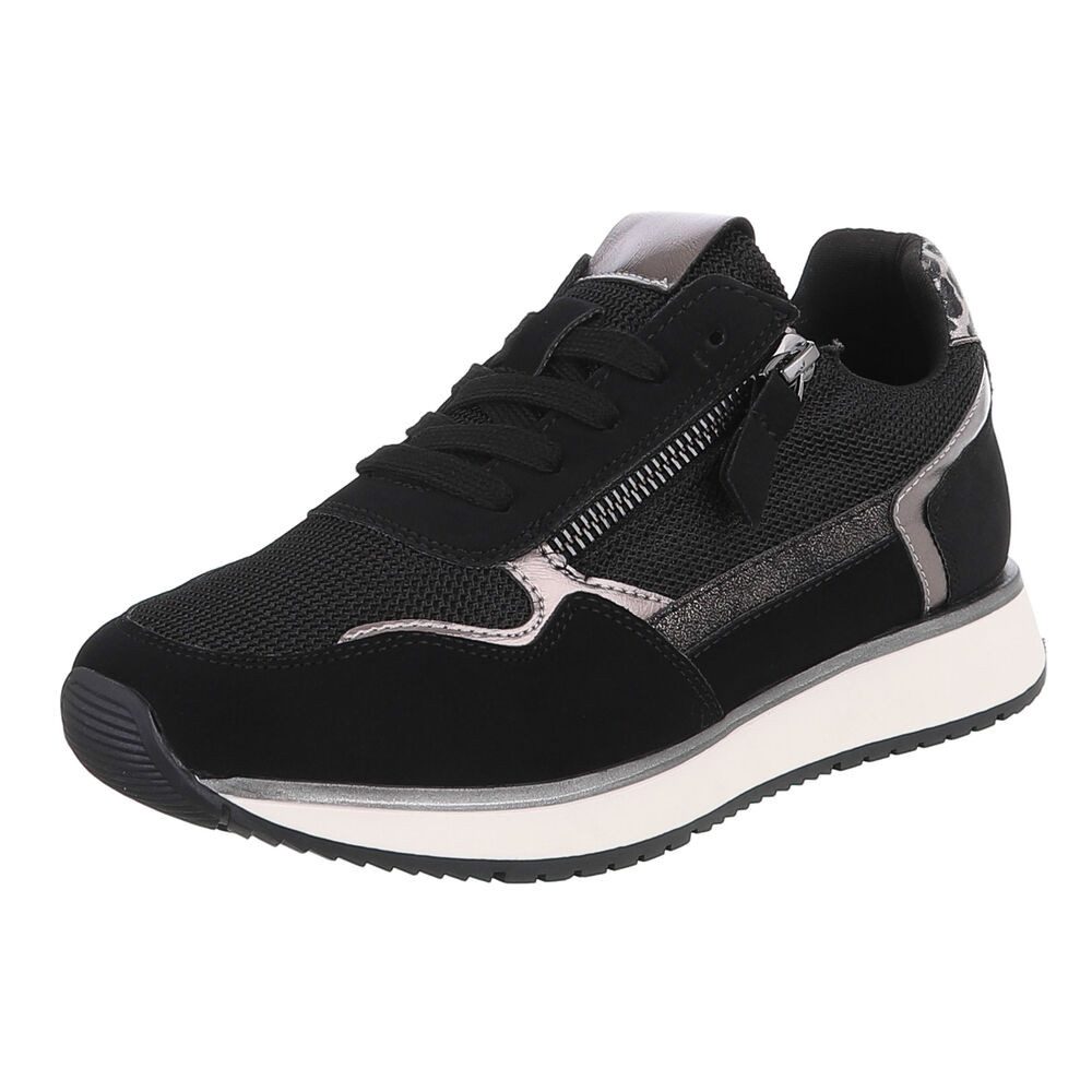 Ital-Design Damen Sneaker mit Mesh-Obermaterial und eleganten Details Sneak günstig online kaufen