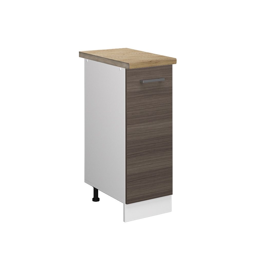 Vicco Apothekerschrank R-Line, Grau/Weiß, 30 cm, günstig online kaufen