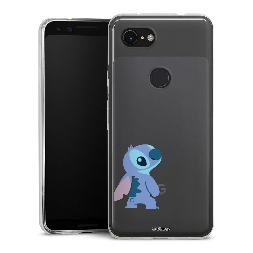 DeinDesign Handyhülle Lilo & Stitch Fanartikel Disney Stitch Smiling, Google Pixel 3a Slim Case Silikon Hülle Ultra Dünn Schutzhülle