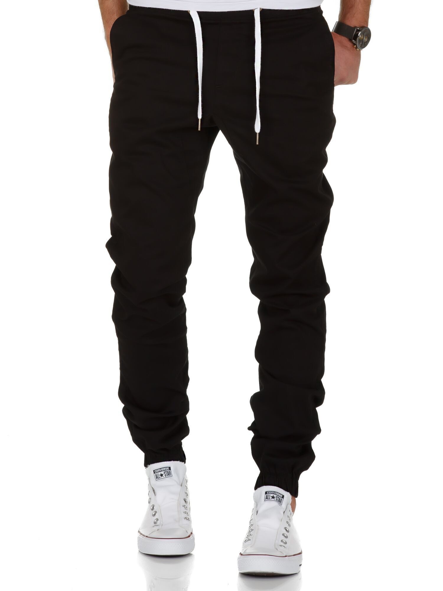 REPUBLIX Stretch-Hose AVILA Herren Basic Jogger günstig online kaufen