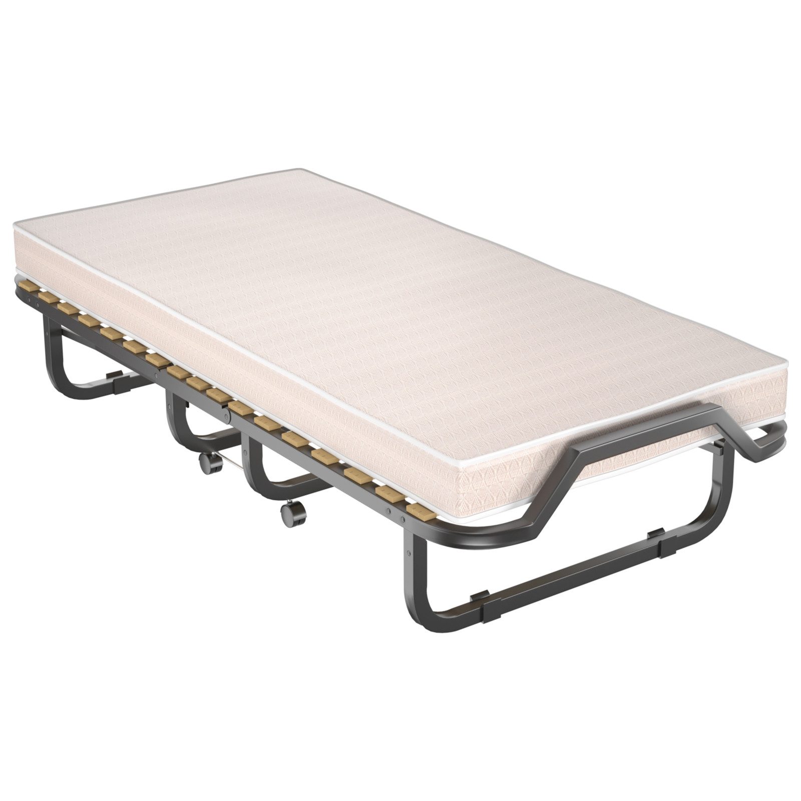 KOMFOTTEU Gästebett Einzelbett klappbar, 4 Universalrollen, günstig online kaufen