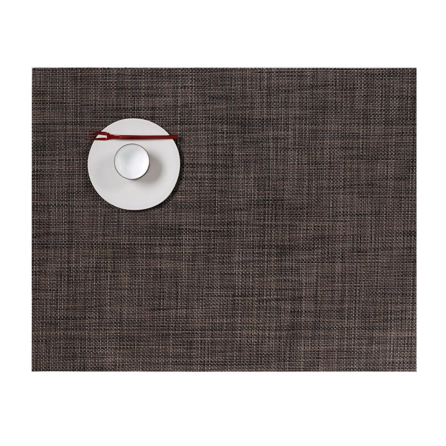 Chilewich Platzset Mini Basketweave Rectangle Dark Walnut, (1-St)