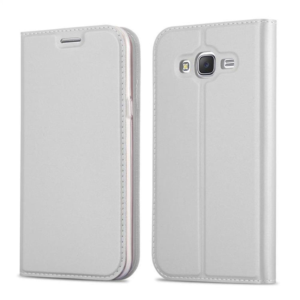 Cadorabo Handyhülle für Samsung Galaxy GRAND PRIME Hülle Samsung Galaxy GRAND PRIME, Schutzhülle Hülle mit Standfunktion, Magnetverschluss und Kartenfach