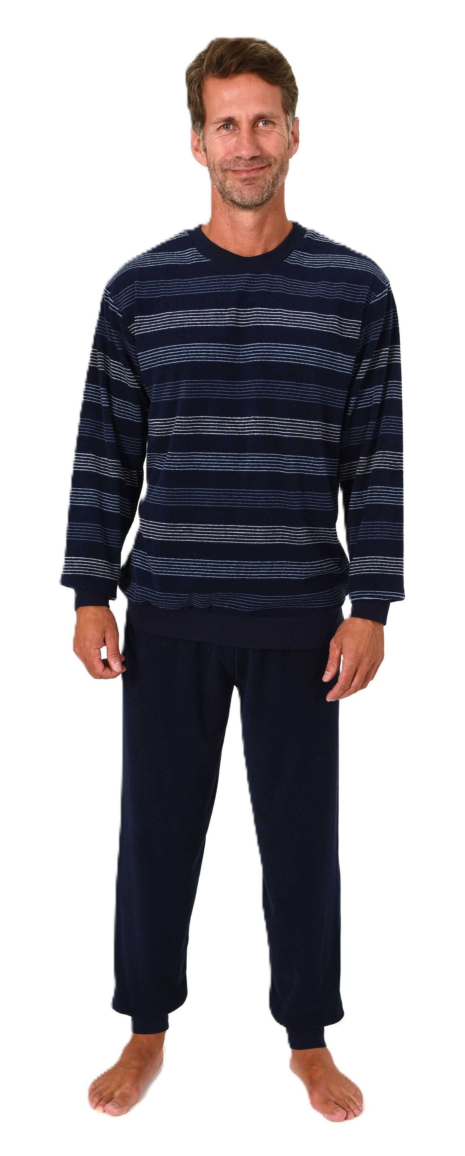 Normann Pyjama Normann Herren Frottee Schlafanzug günstig online kaufen