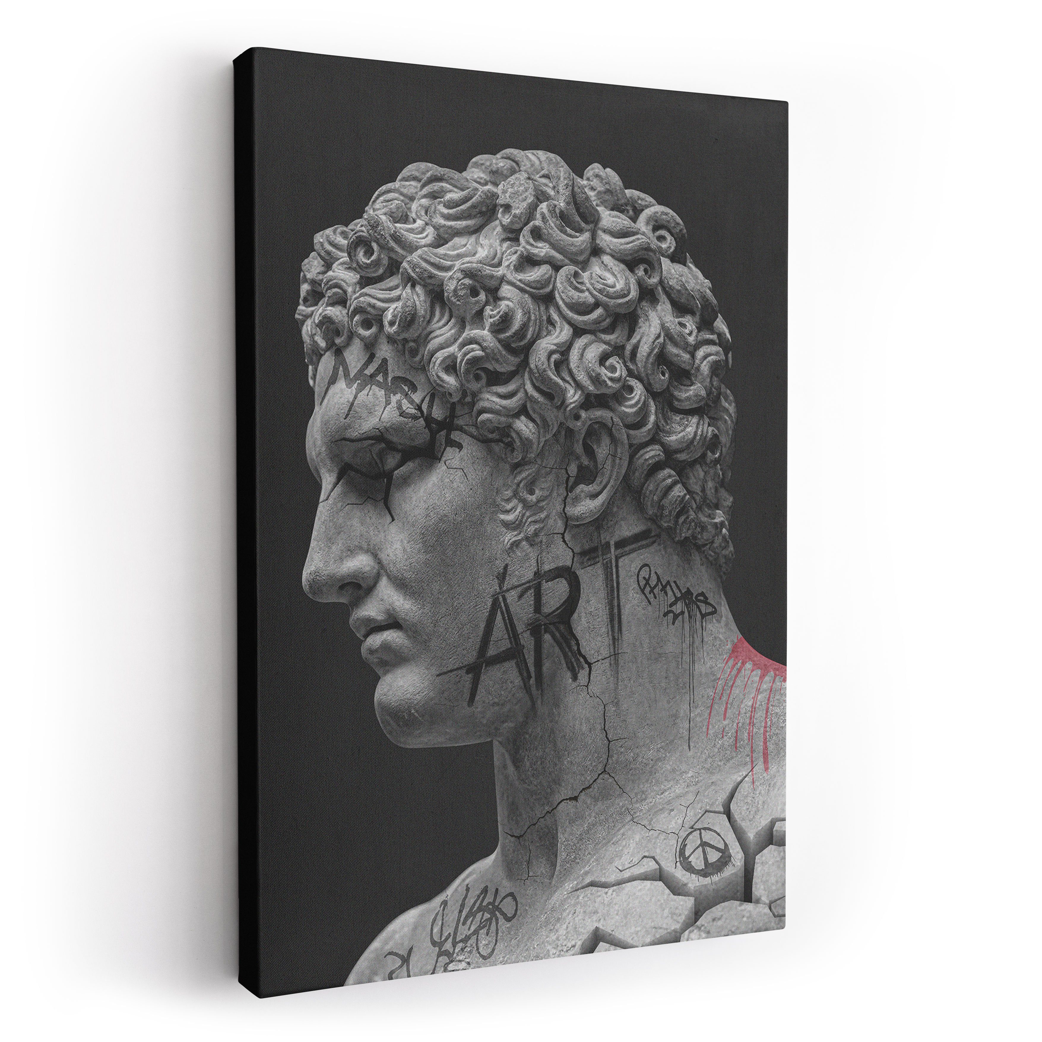 ArtMind XXL-Wandbild Statue Art Head, Premium Wandbilder als Poster