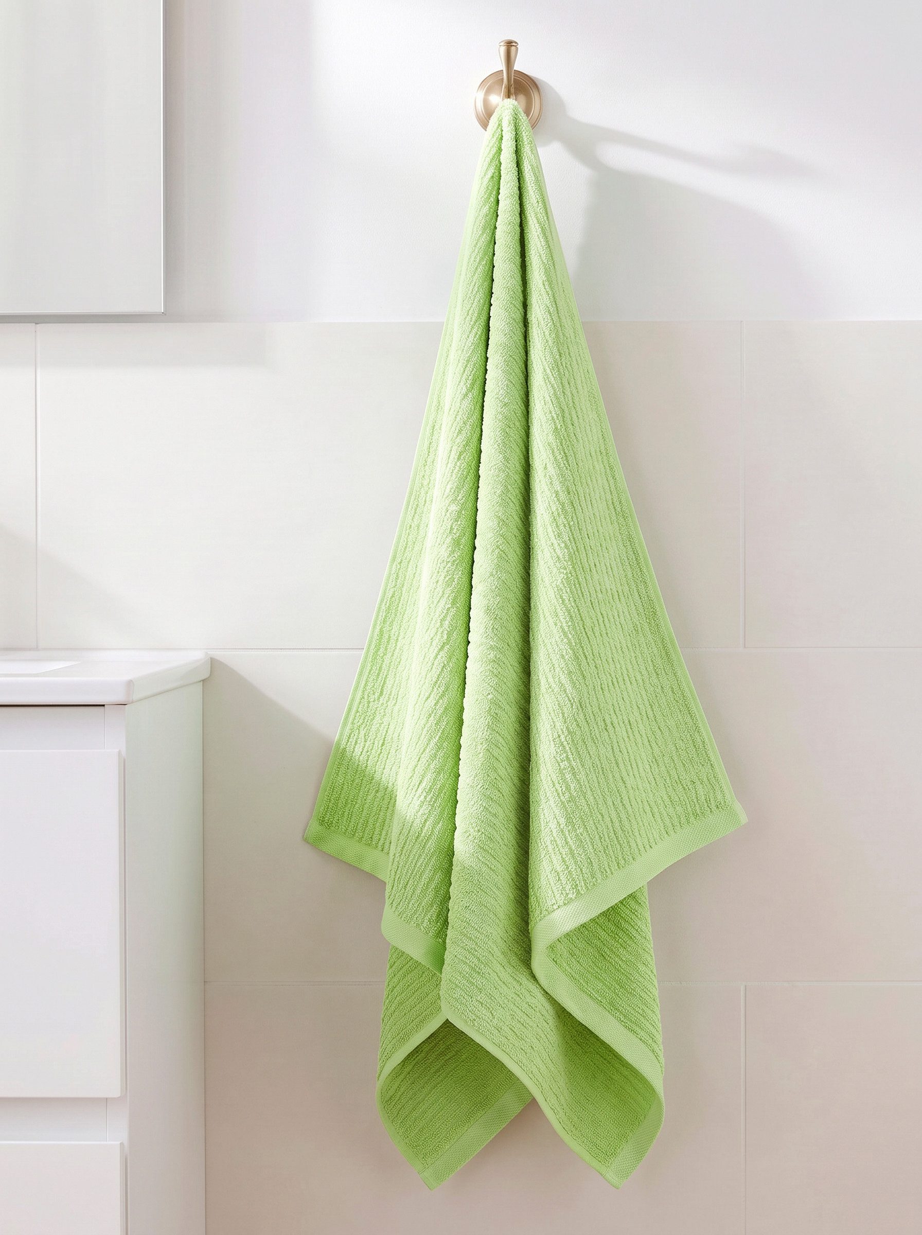 OTTO home Handtuch Riva, 50x100, Premium Handtücher, 500 gr/m², Webfrottier (1-St), Hoch-Tief-Struktur, Streifen, weich, 5 Jahre Garantie