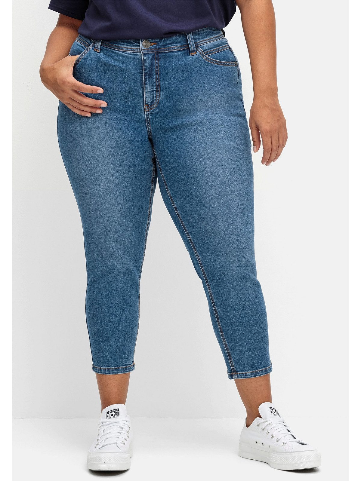 Sheego Stretch-Jeans Große Größen im Curvy-Schnitt SUSANNE