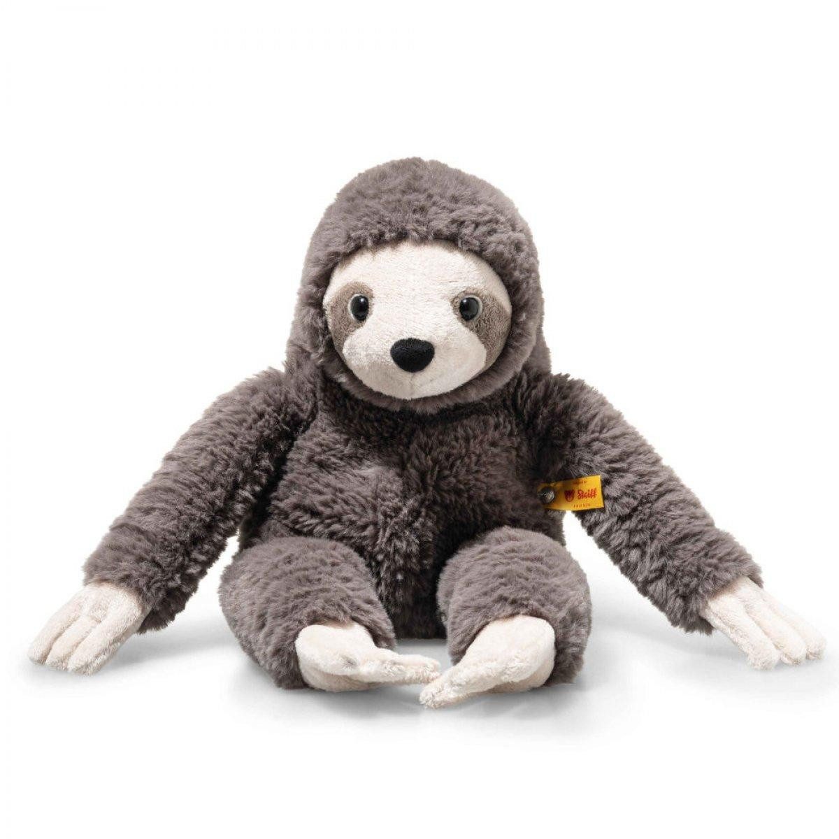 Steiff Kuscheltier Kuscheltier Soft Cuddly Friends Faultier Sanny Dunkelgrau (35 cm)