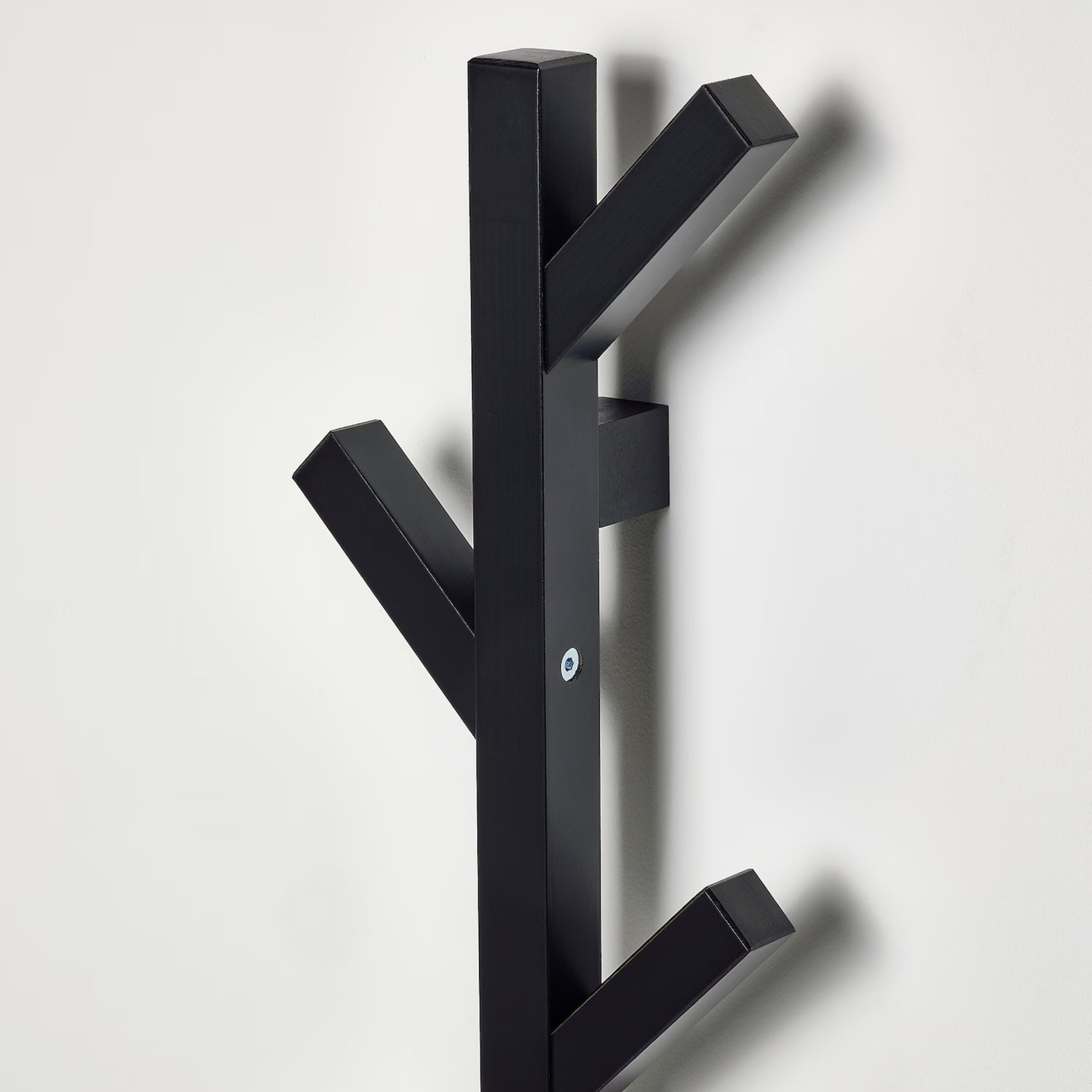 Sarcia.eu Hakenleiste TJUSIG Hakenleiste zur Wandmontage, schwarz, 78 cm