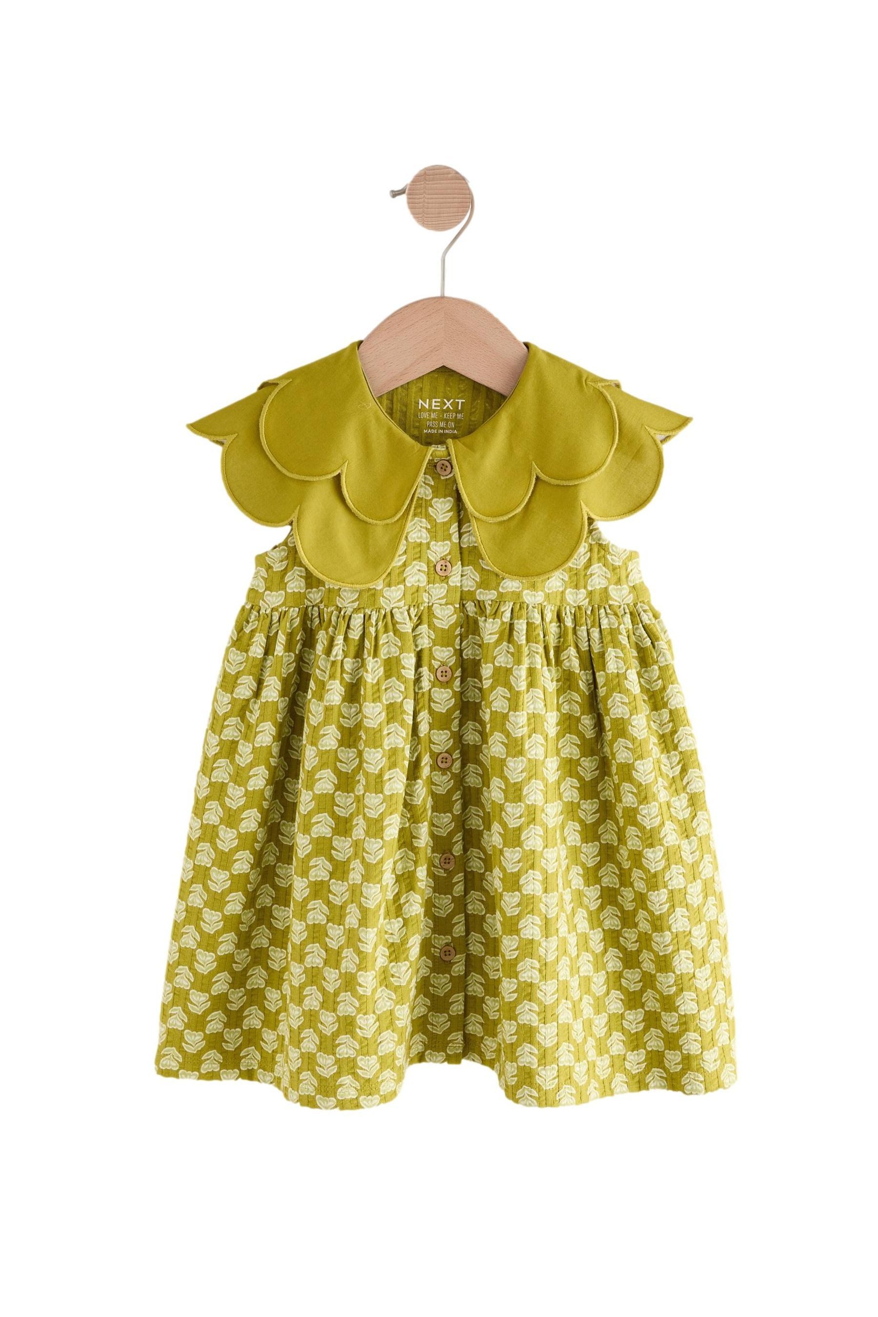 Next Sommerkleid Ärmelloses Kleid mit Kragen günstig online kaufen