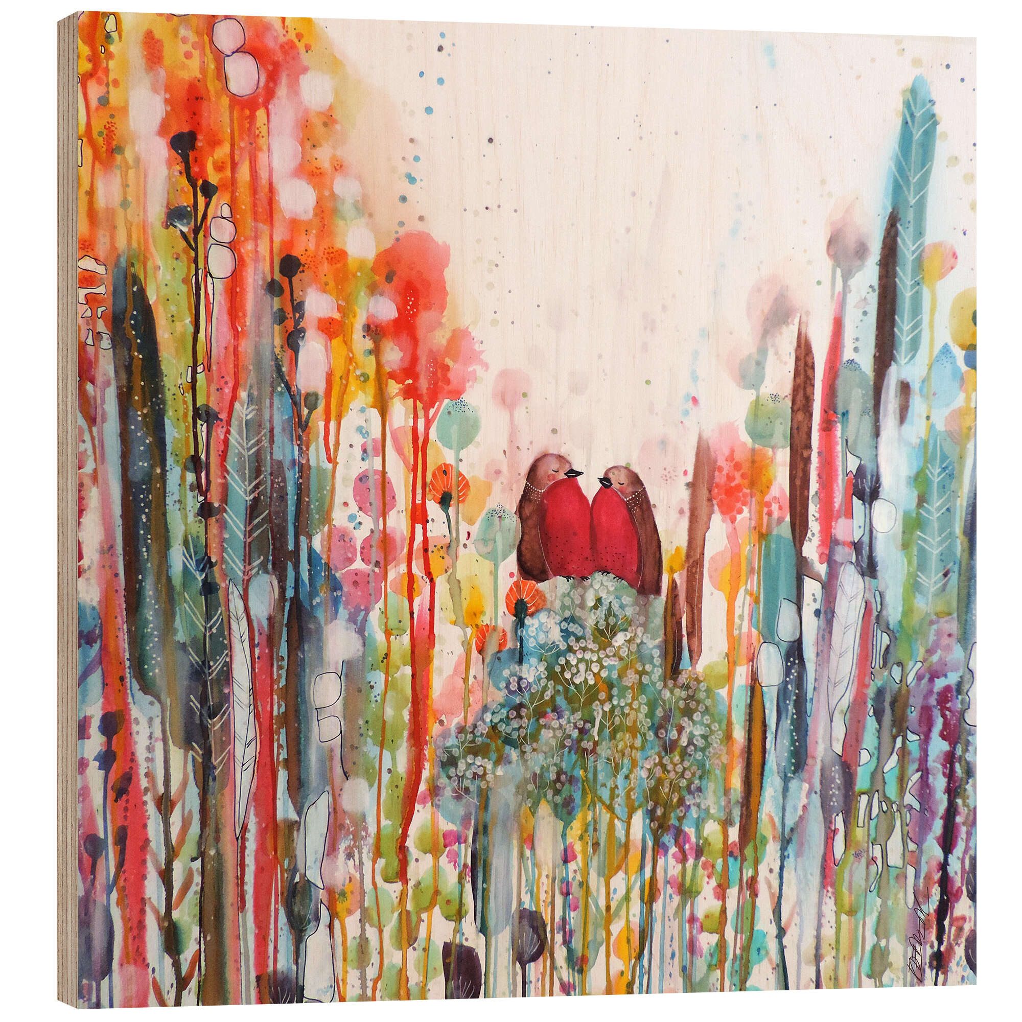 Posterlounge Wandbild Ich liebe dich für immer, Sylvie Demers, erhältlich als Poster, Leinwandbild, Wandsticker oder Acrylglasbild