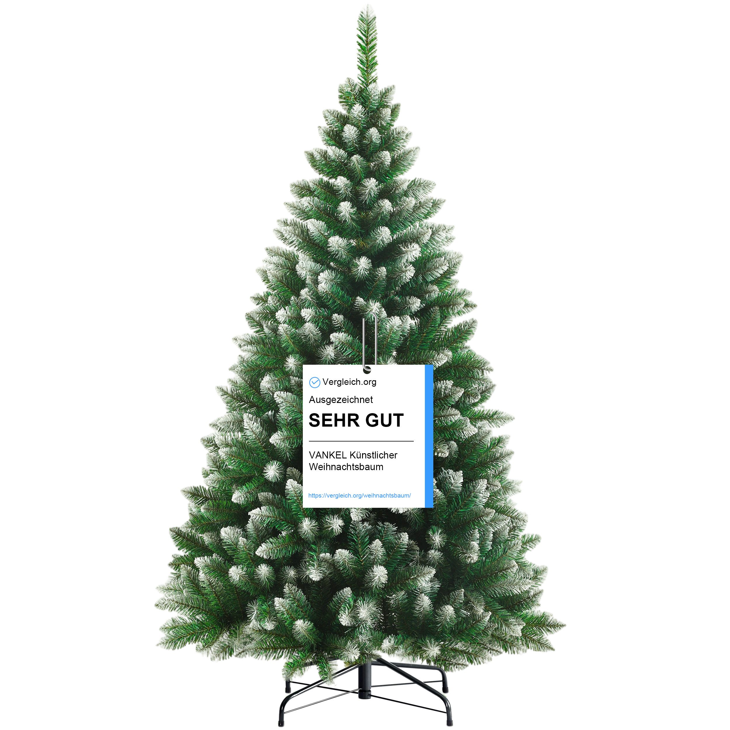 Vankel Künstlicher Weihnachtsbaum tannenbaum mit beleuchtung schmuck mit li günstig online kaufen