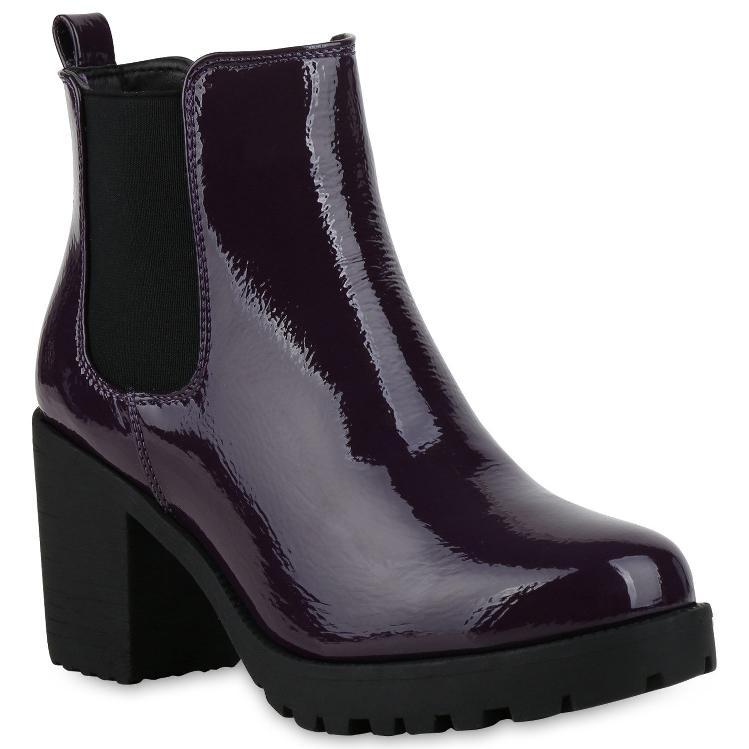 VAN HILL 77276 Chelseaboots Damen Stiefeletten Chelsea Boots Profilsohle Bl günstig online kaufen