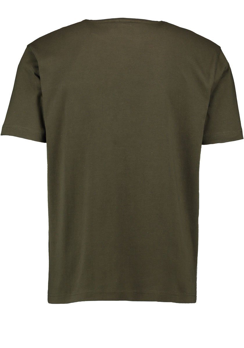 OS Trachten T-Shirt Bracu Herren Kurzarmshirt mit Wildsau-Druck auf der Seite
