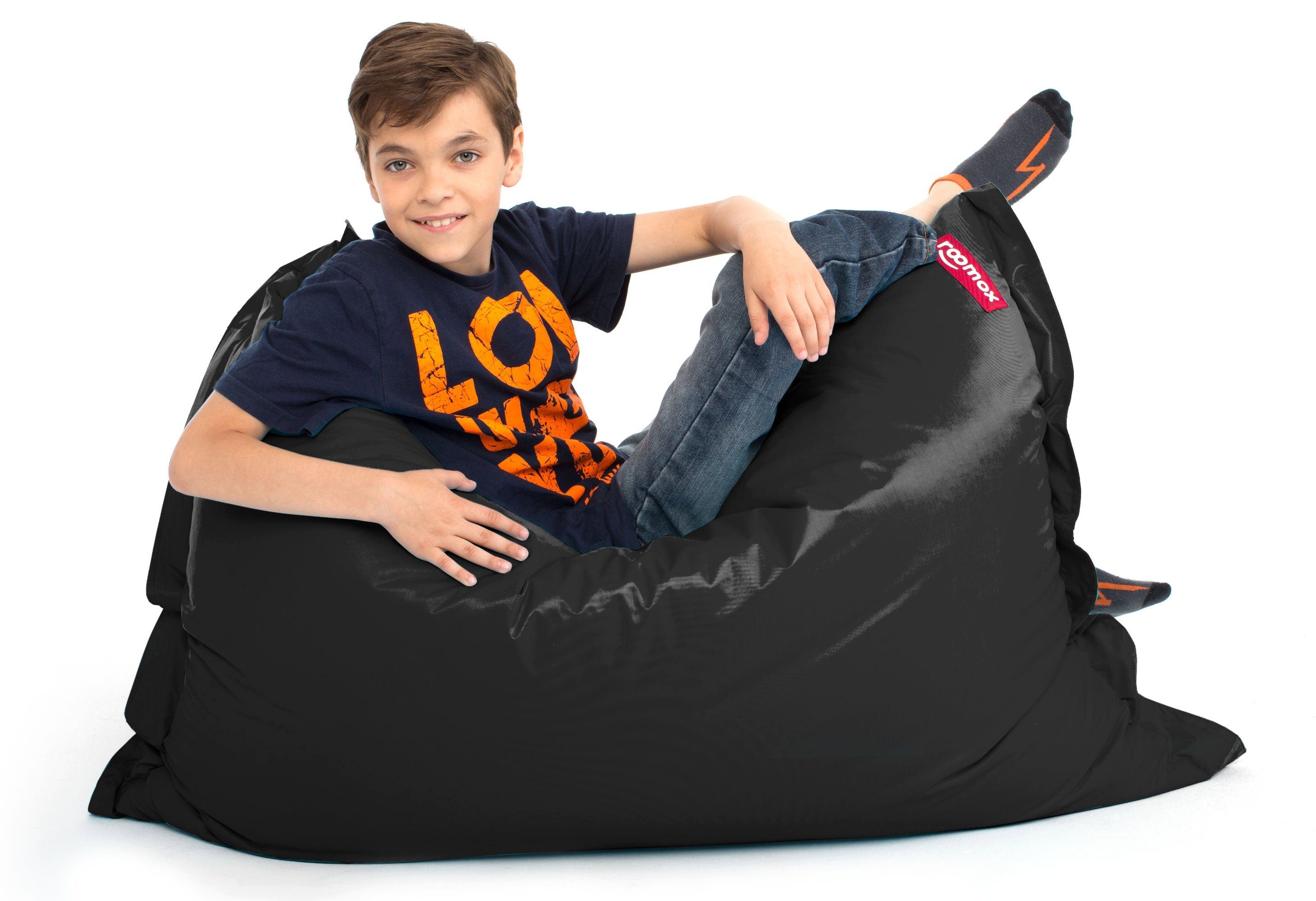 Roomox Sitzsack Junior Beanbag Schwarz