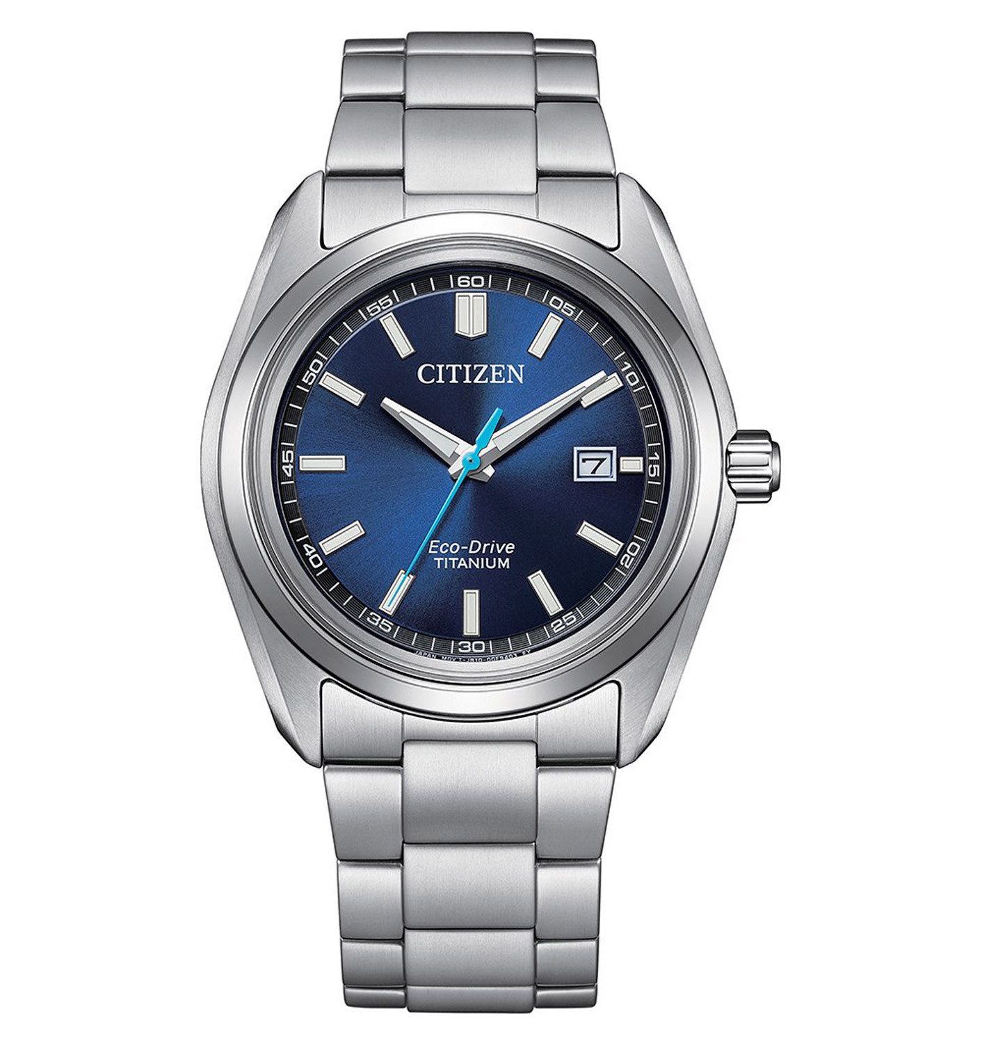 Citizen Solaruhr Eco-Drive Solar-Armbanduhr für Titan/Blau